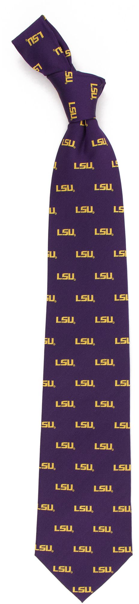 Eagles Wings LSU Tigers Woven Silk Echo Necktie