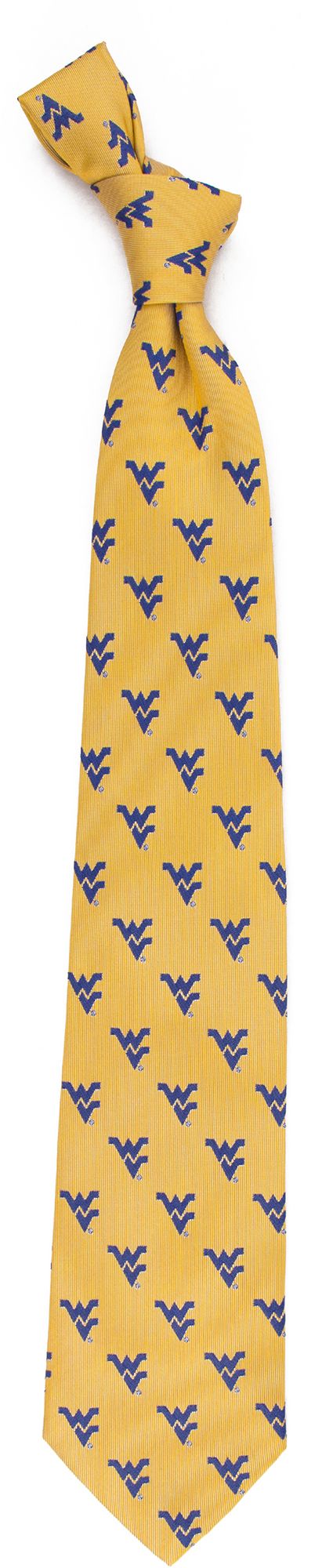 Eagles Wings West Virginia Mountaineers Woven Silk Echo Necktie
