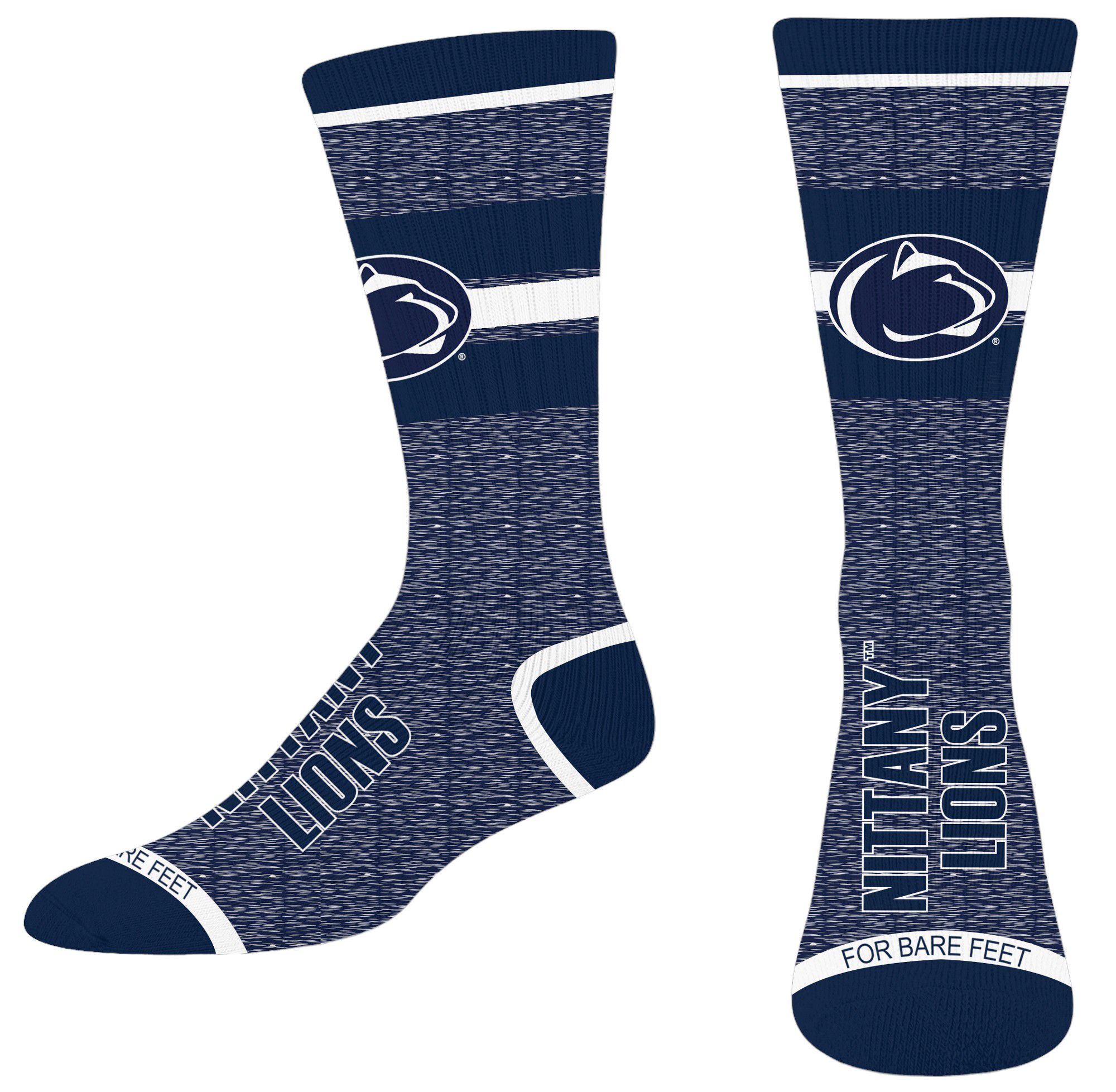 For Bare Feet Adult Penn State Nittany Lions Spotlight Crew Socks