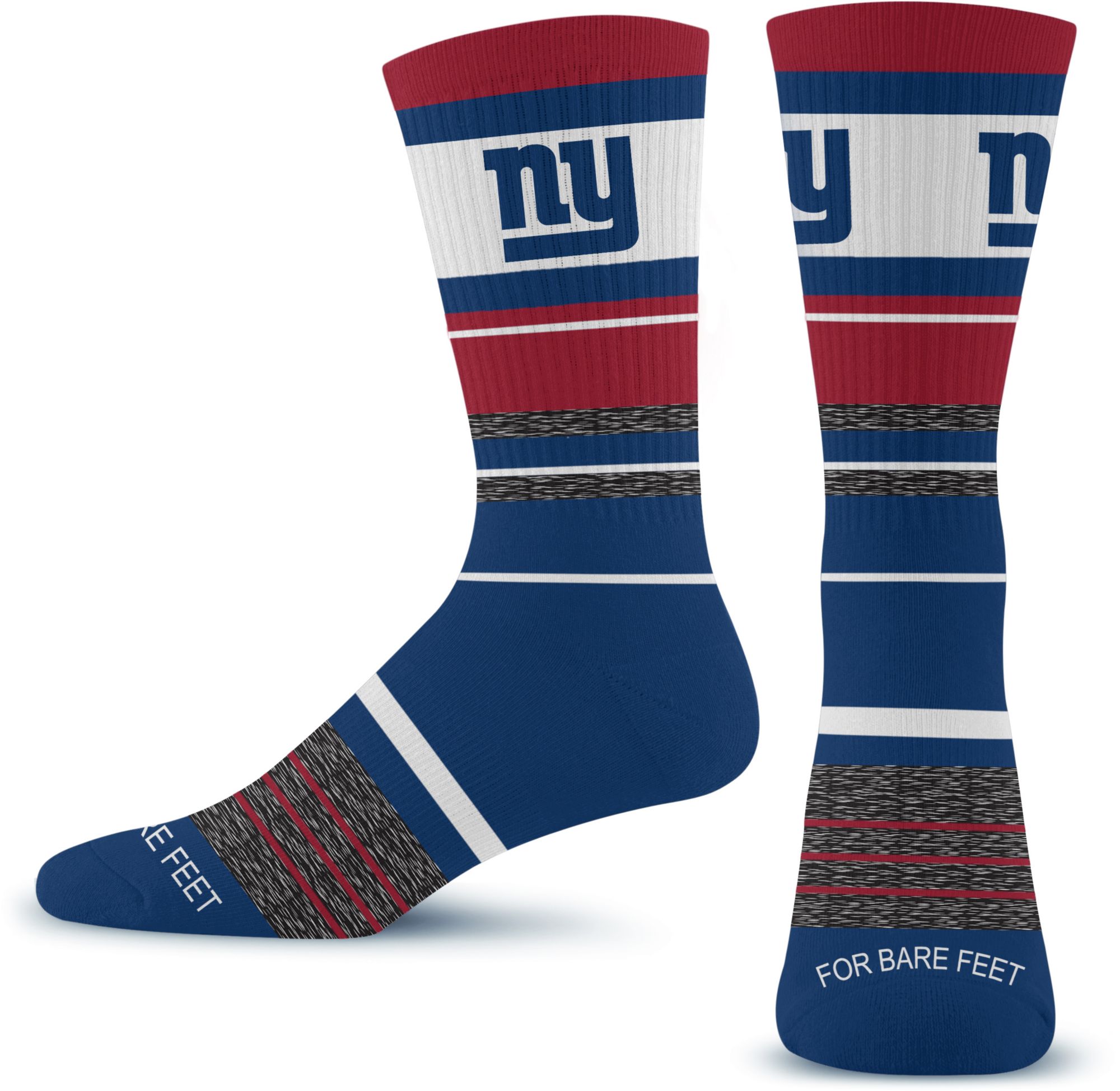 For Bare Feet Adult New York Giants Friday Socks