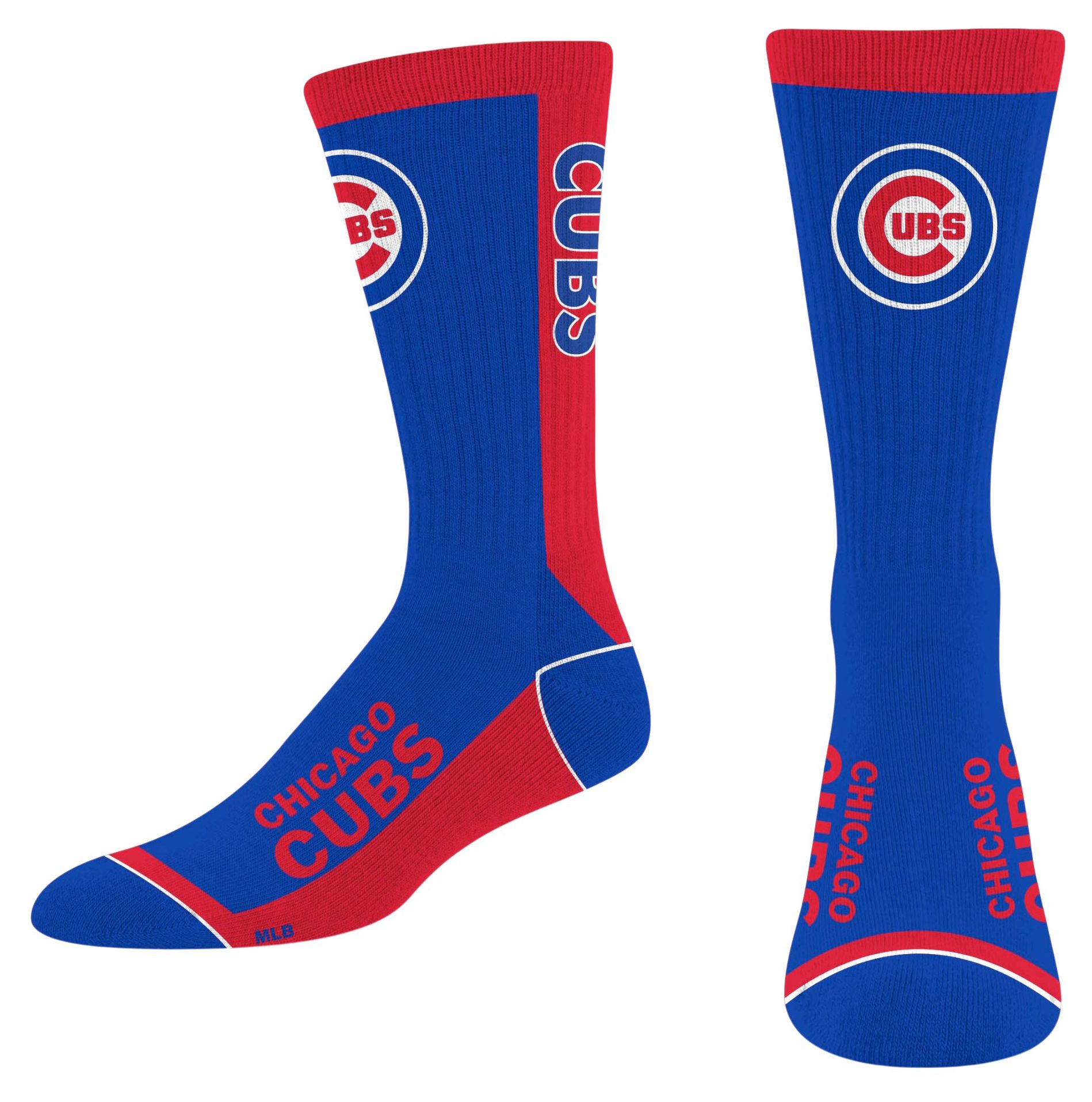 For Bare Feet Adult Chicago Cubs MVP Socks