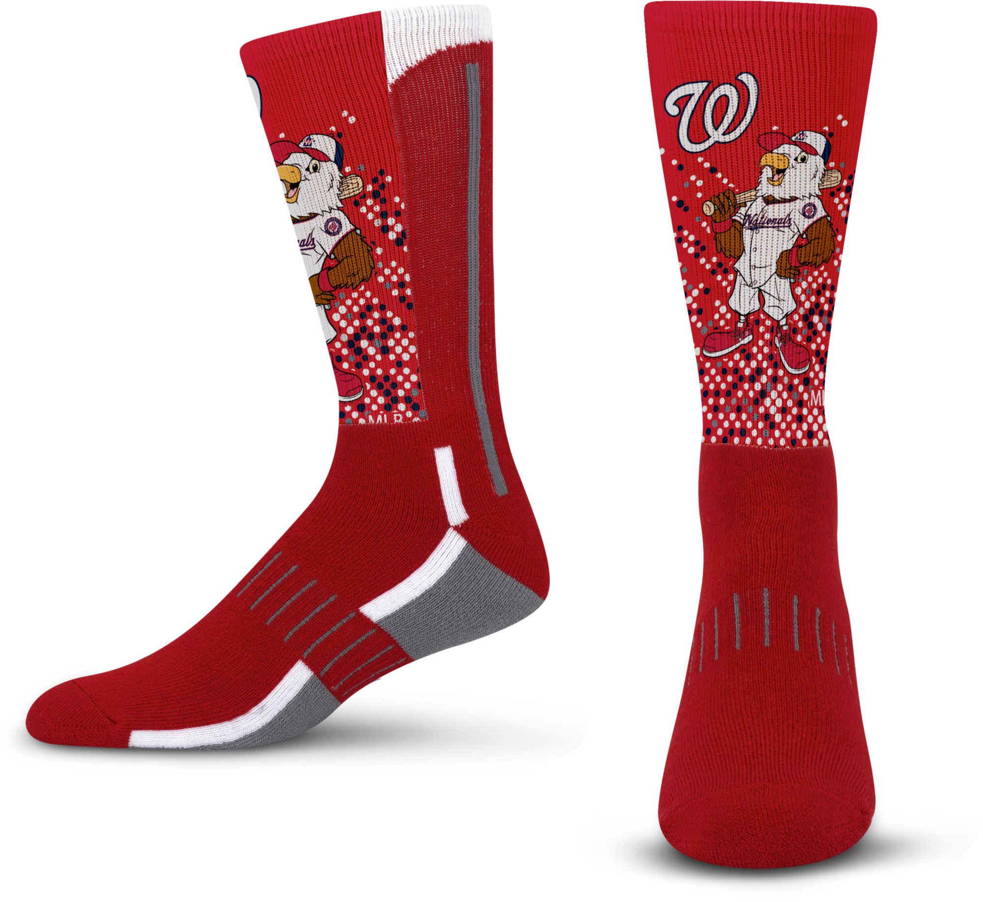 For Bare Feet Youth Washington Nationals Mascot Socks