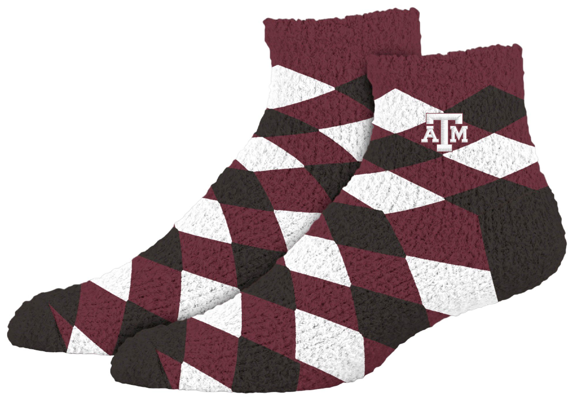 For Bare Feet Texas A&amp;M Aggies Diamond Cozy Socks