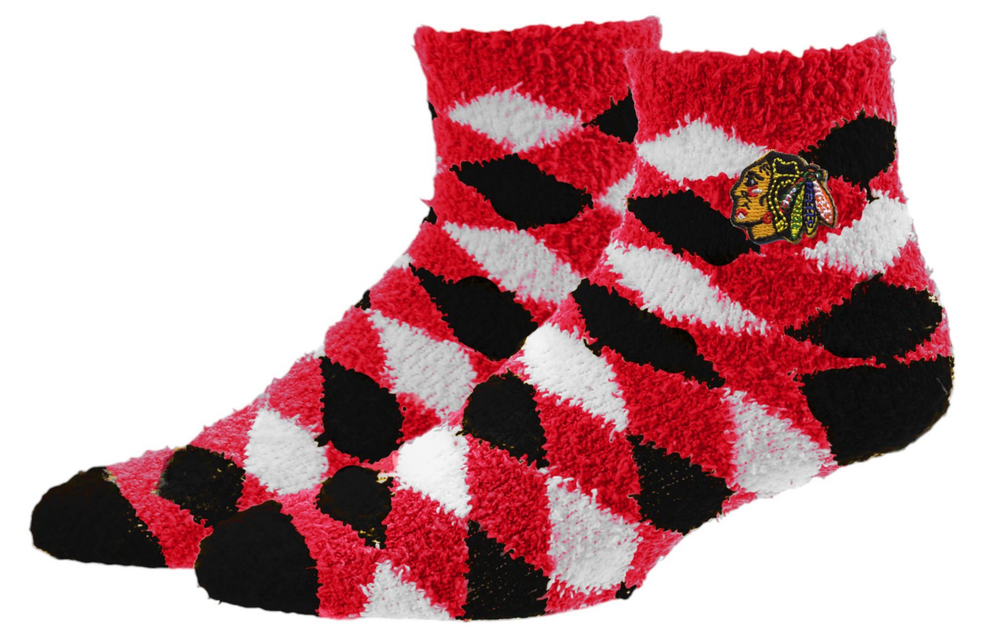 For Bare Feet Adult Chicago Blackhawks Cozy Socks