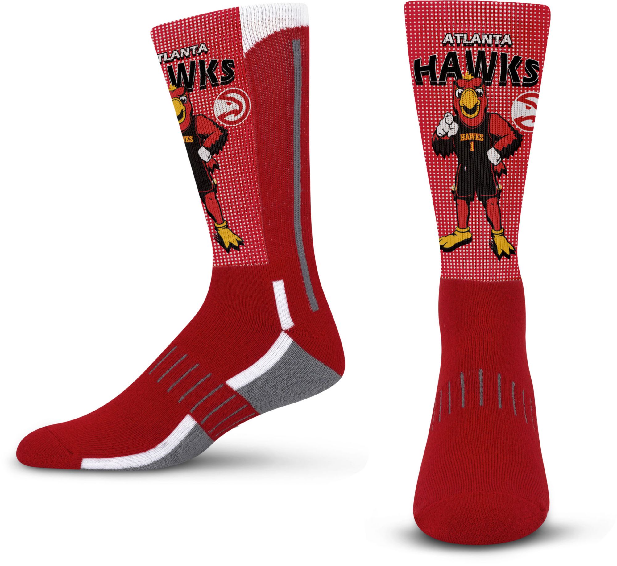For Bare Feet Youth Atlanta Hawks Mascot Crew Sock