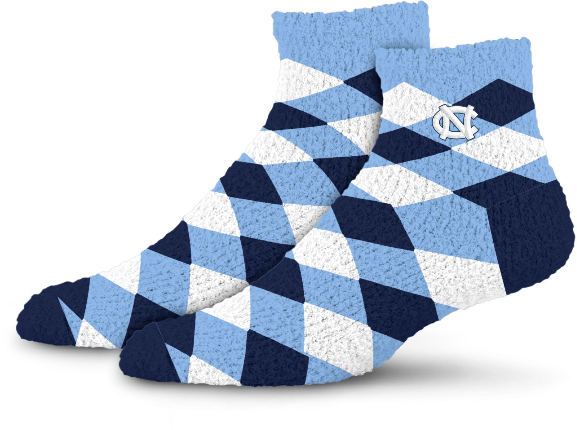 For Bare Feet Youth North Carolina Tar Heels Mascot Crew Socks