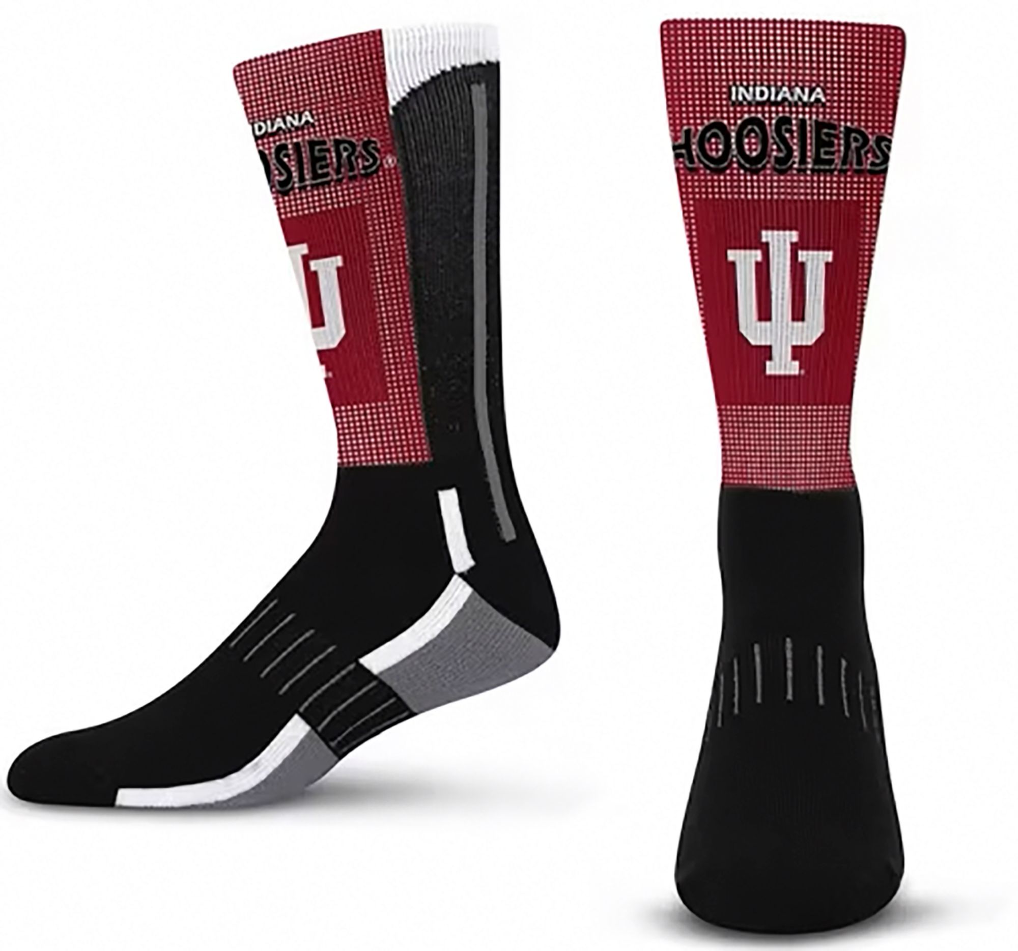 For Bare Feet Youth Indiana Hoosiers Mascot Crew Socks