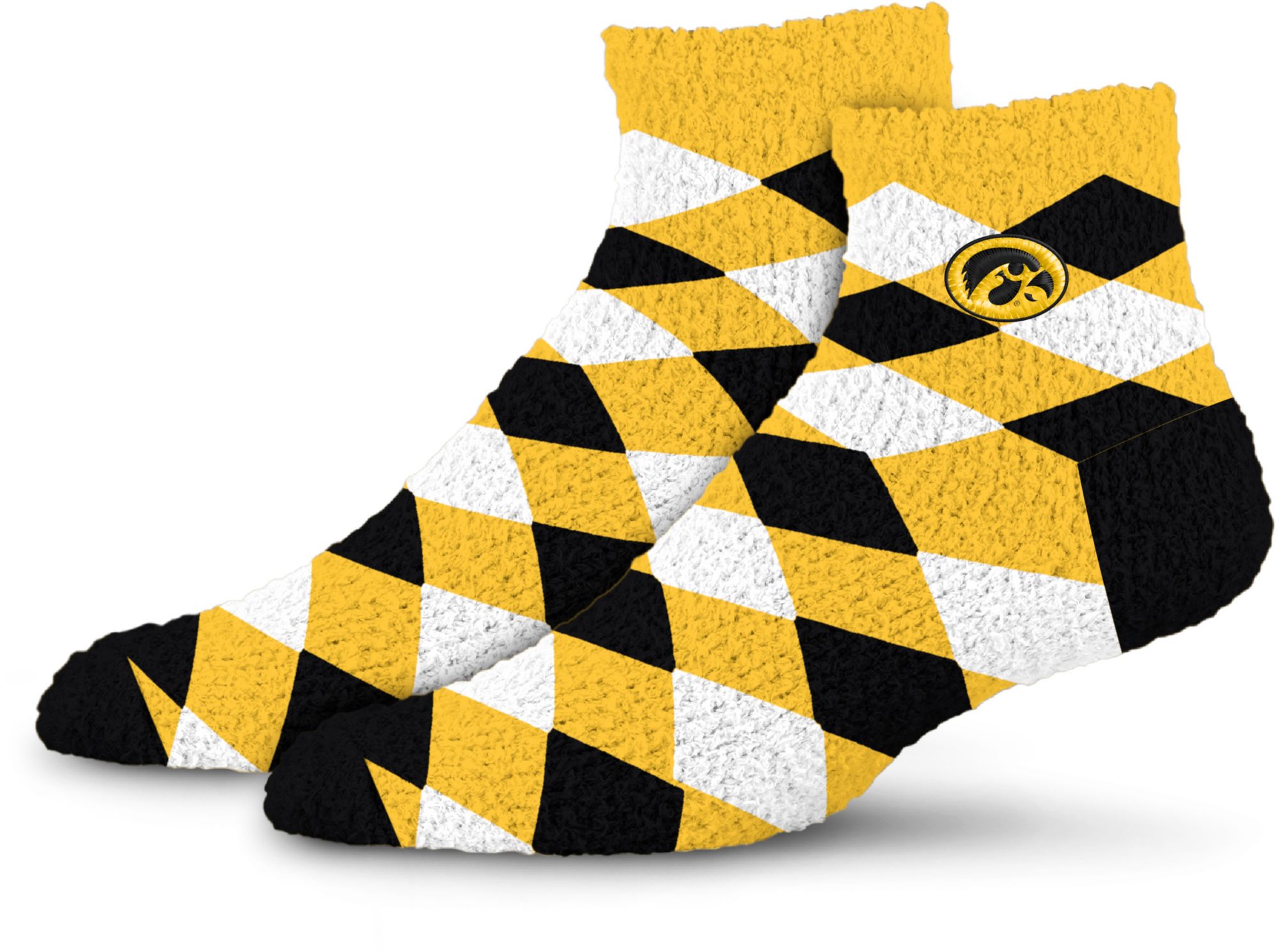 For Bare Feet Iowa Hawkeyes Mascot Crew Socks