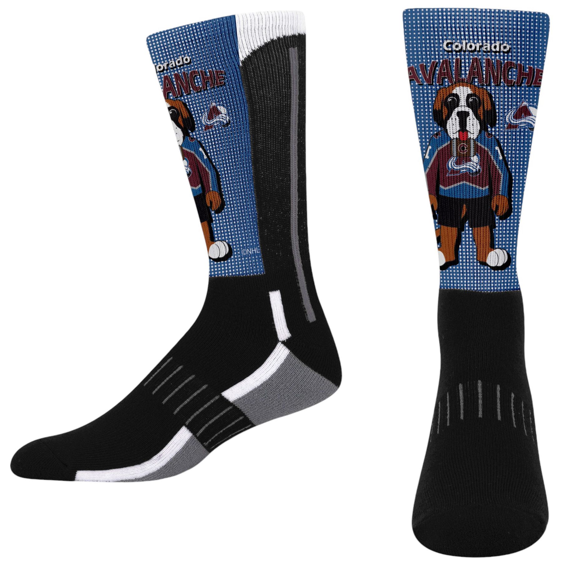 For Bare Feet Youth Colorado Avalanche Mascot Socks