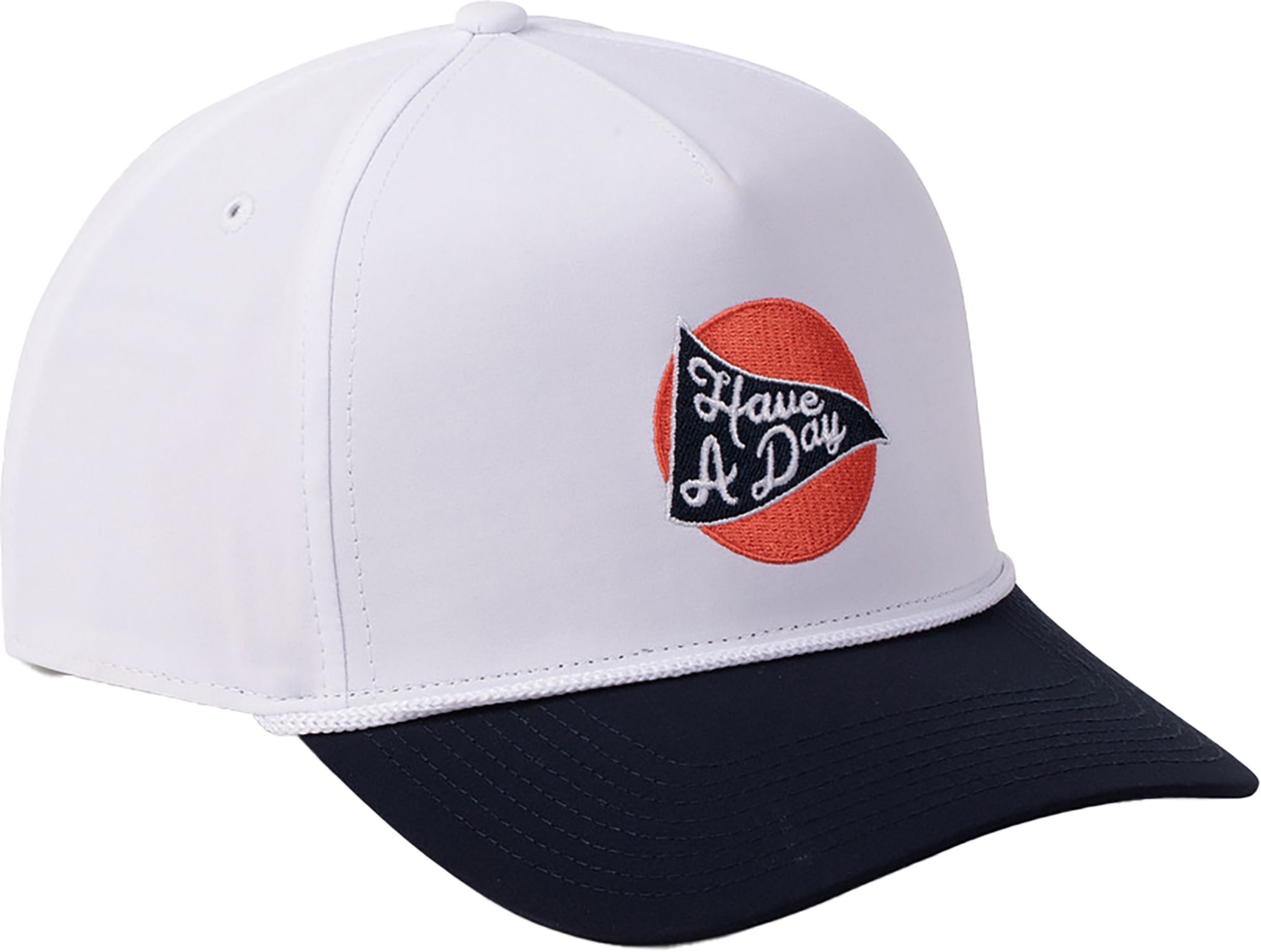 White/Navy/Peach
