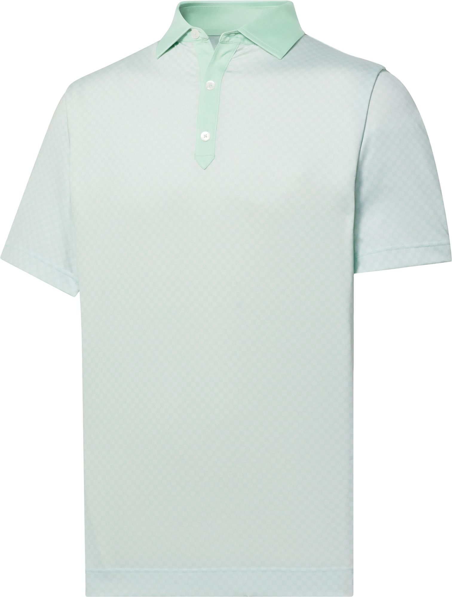 FootJoy Men's Checker Print Lisle Golf Polo