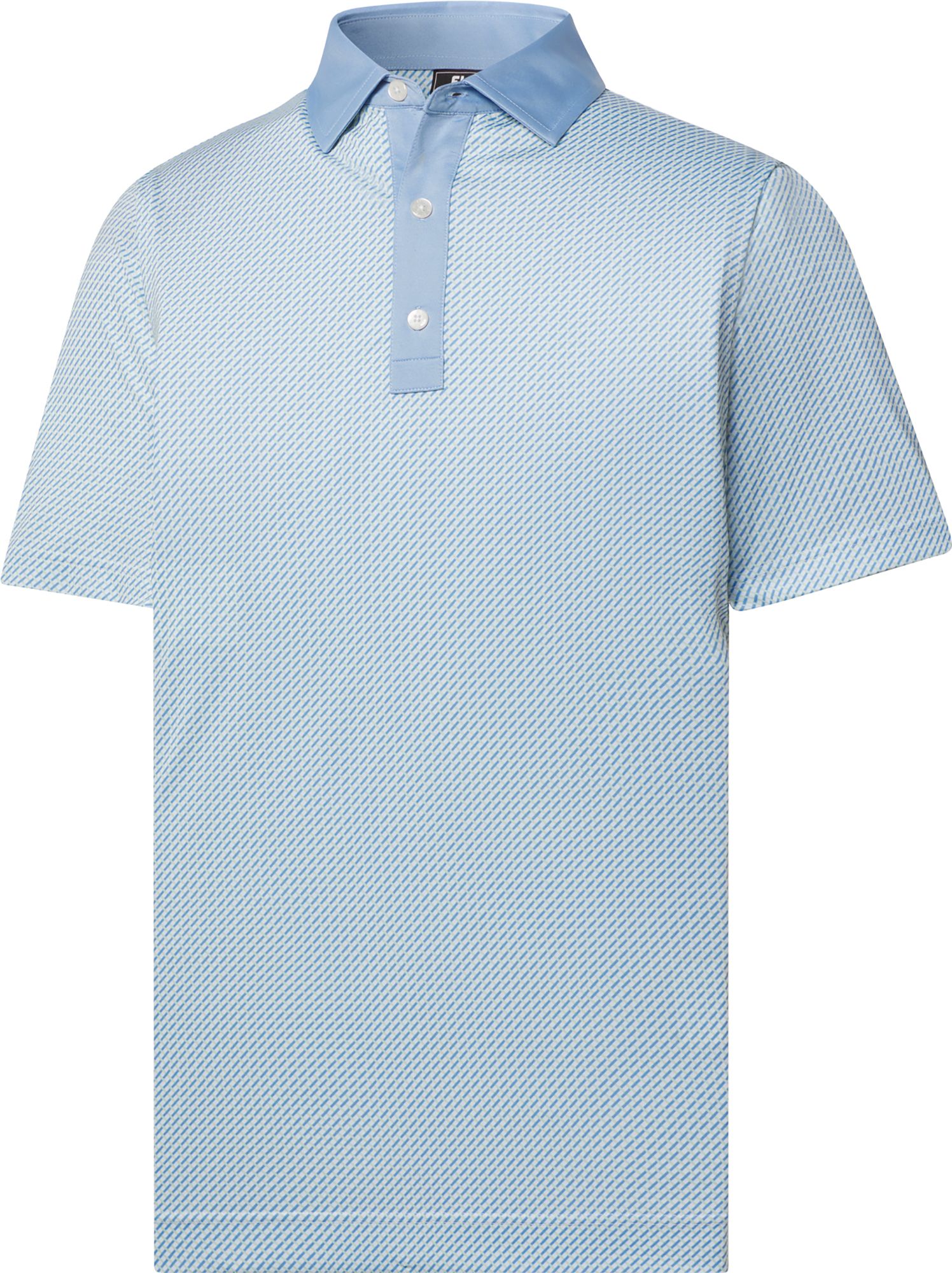 FootJoy Men's Lattice Print Lisle Golf Polo - Previous Season's Style