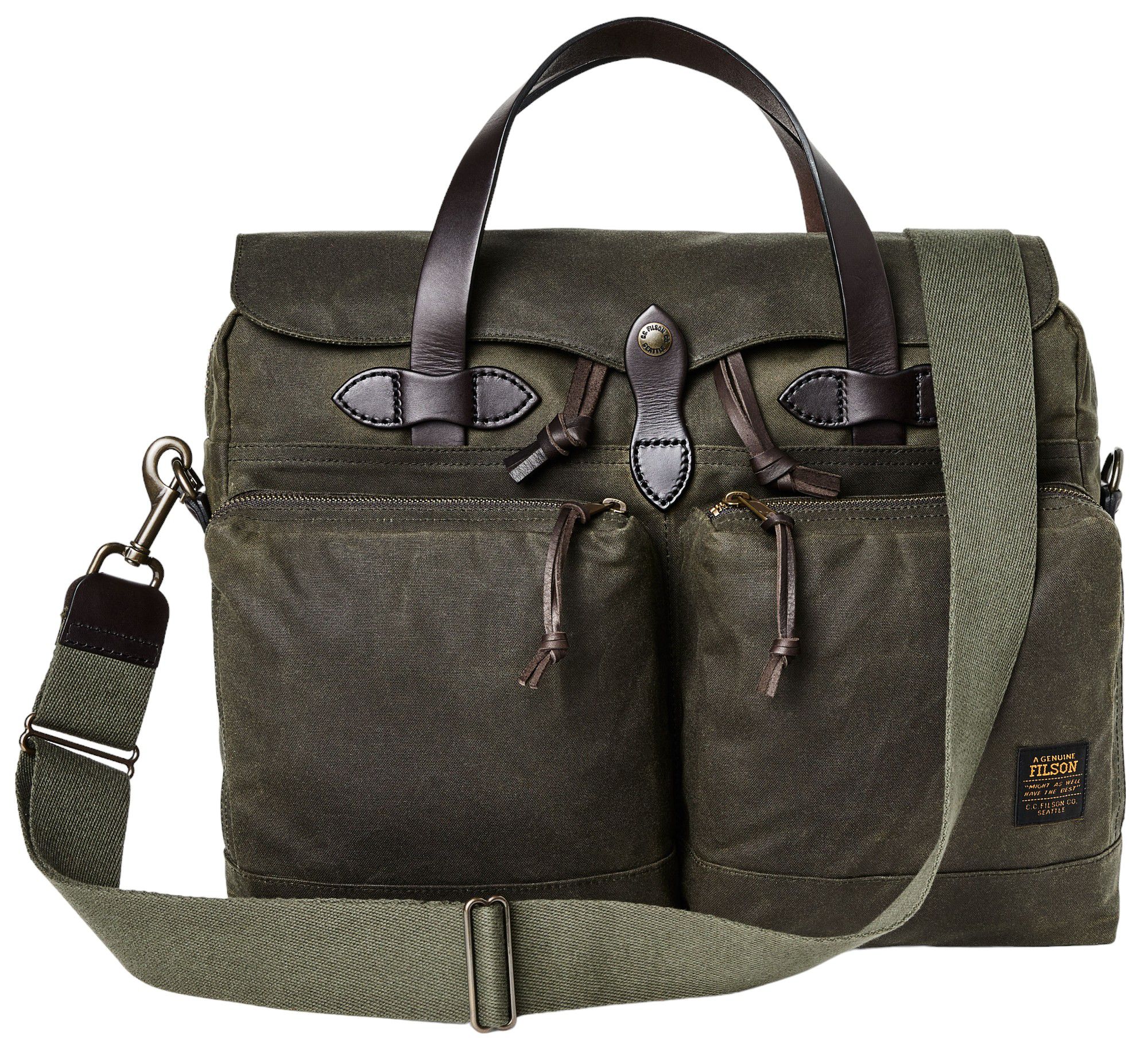 Filson Tin Cloth Compact Briefcase