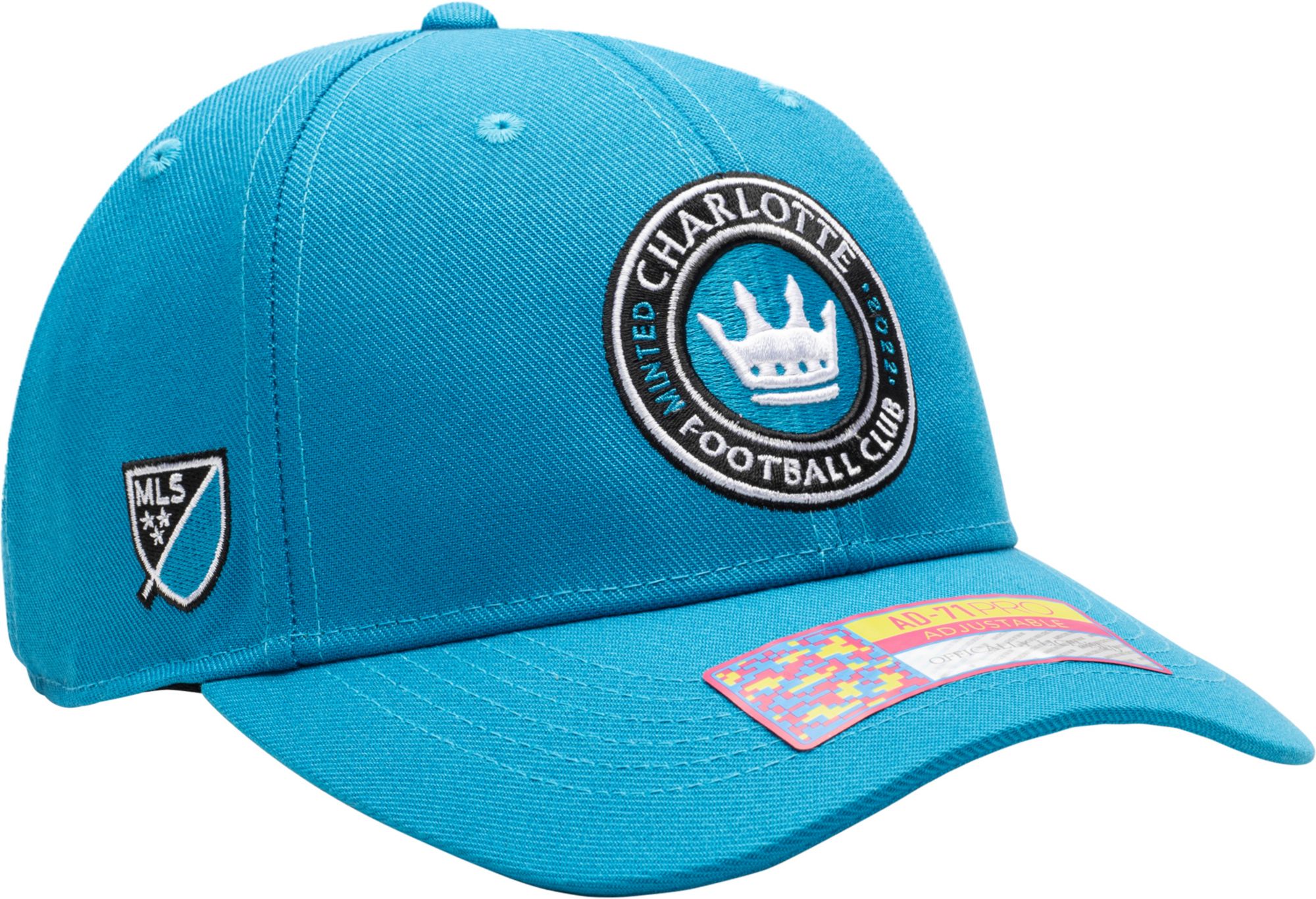 Fan Ink Adult Charlotte FC Standard Blue Adjustable Hat
