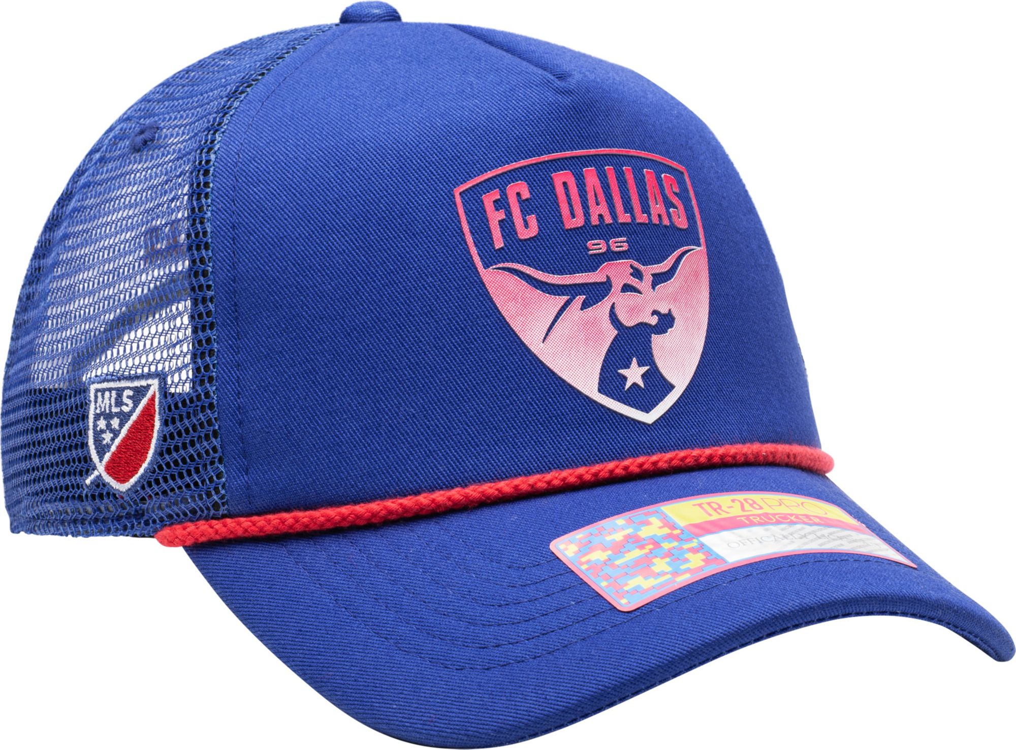 Fan Ink Adult FC Dallas Atmosphere Blue Trucker Hat