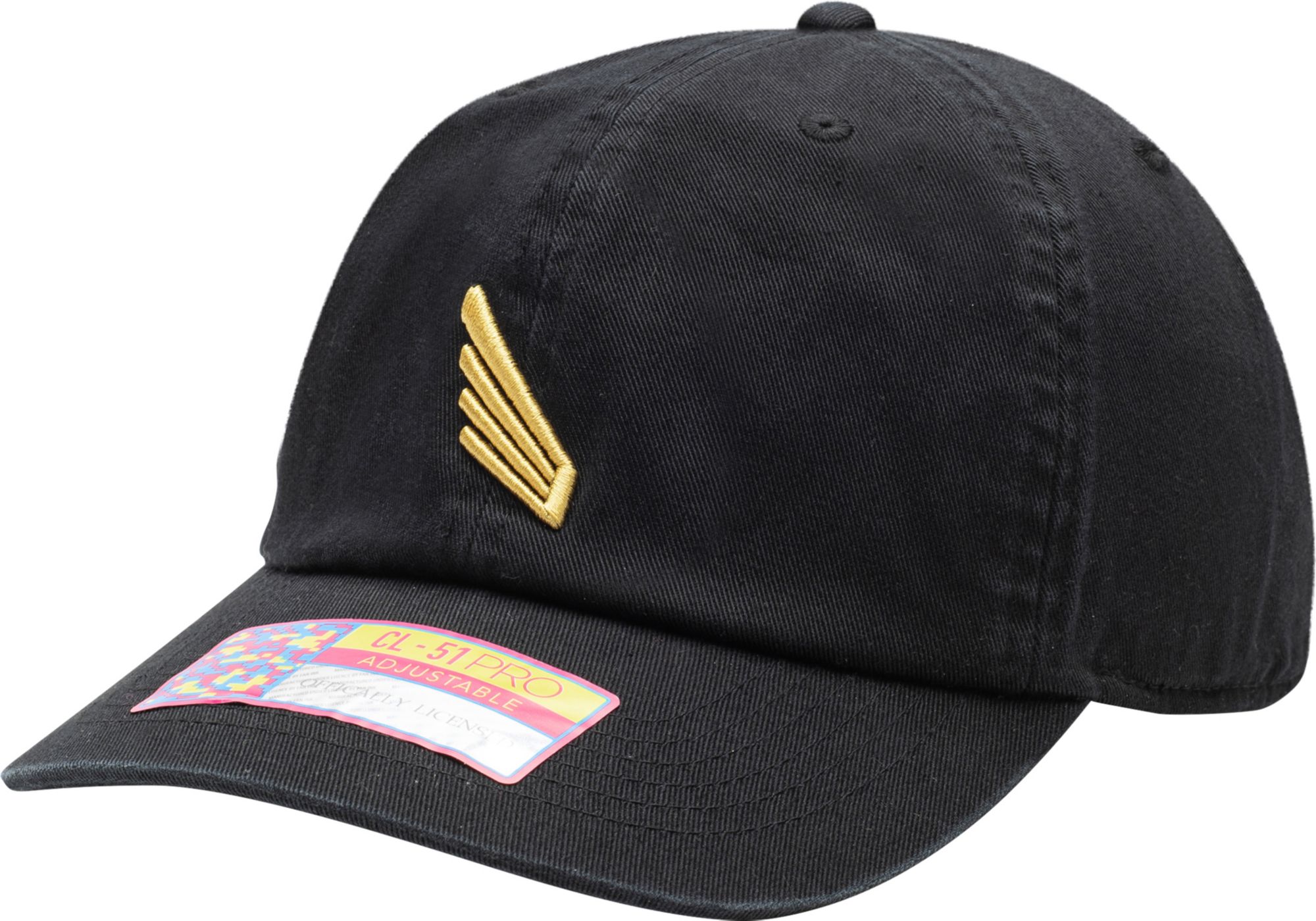 Fan Ink Adult Los Angeles FC 2023 Bambo Black Adjustable Hat