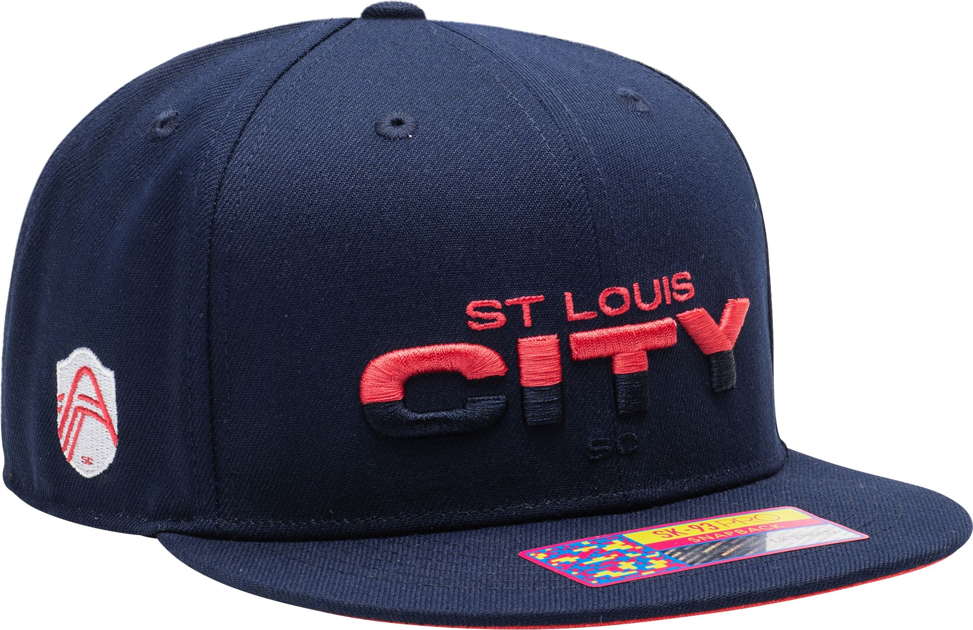 Fan Ink Adult St. Louis City SC Loyalty Navy Snapback Adjustable Hat