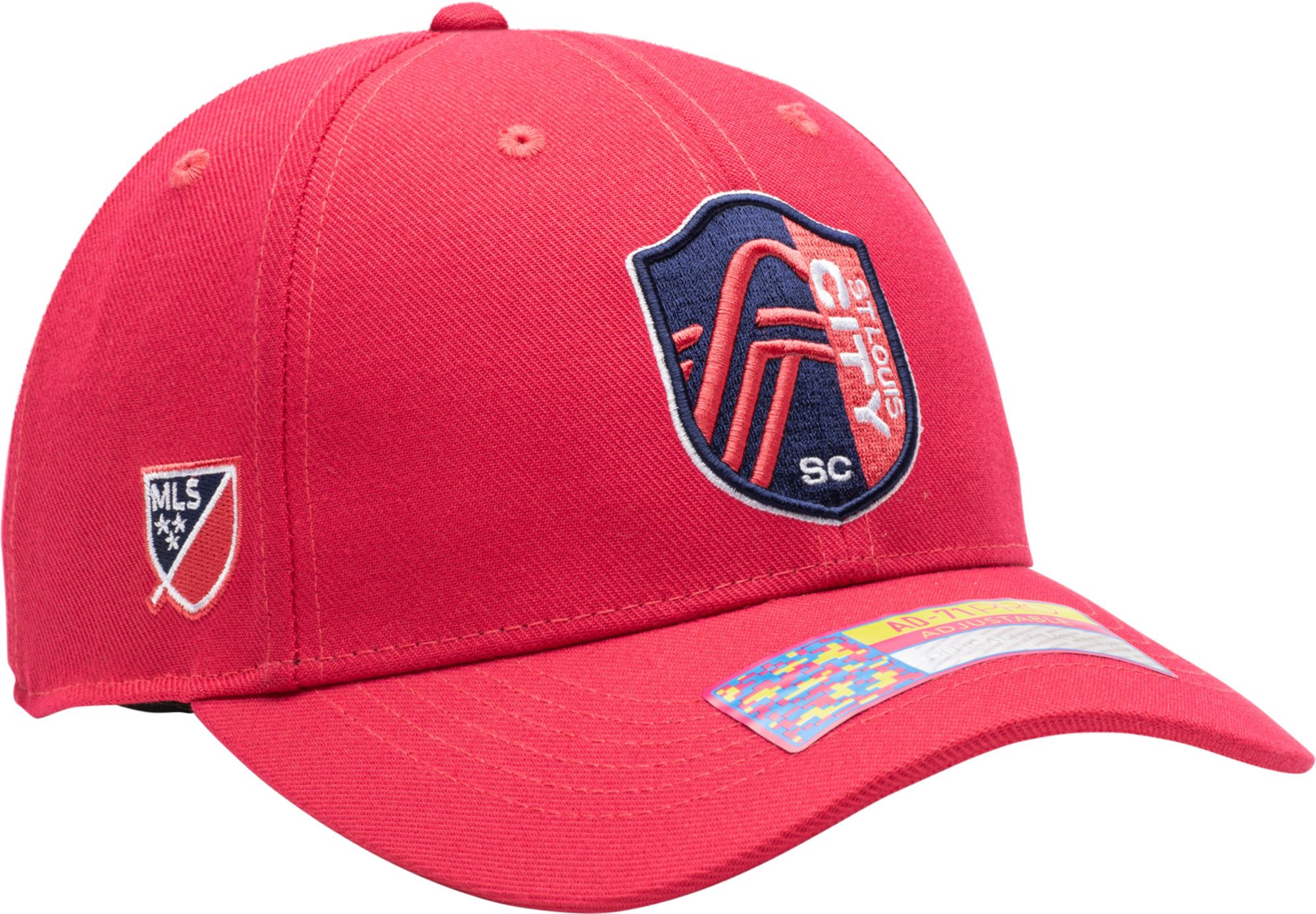 Fan Ink Adult St. Louis City SC Standard Red Adjustable Hat