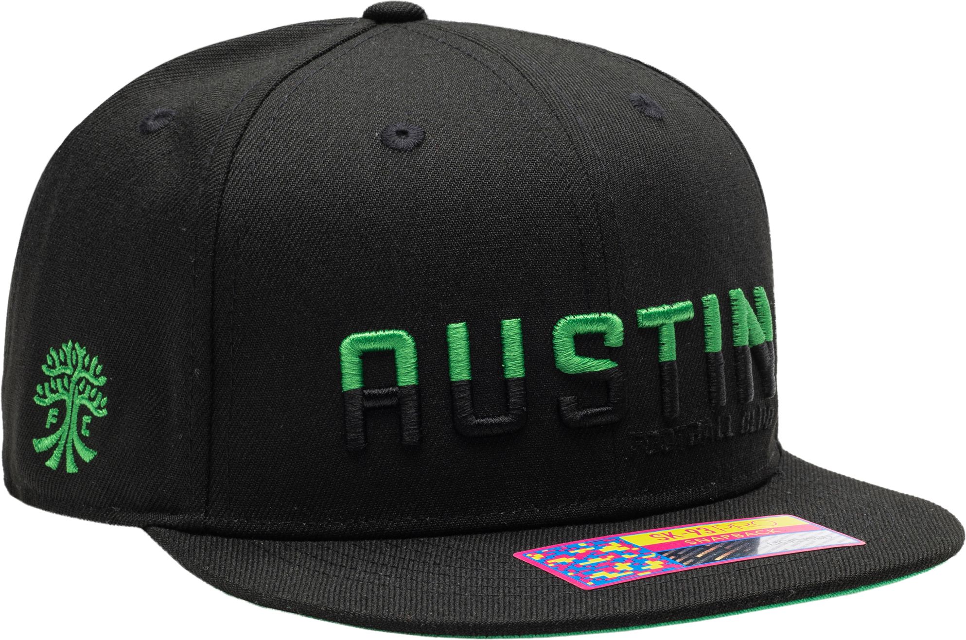 Fan Ink Adult Austin FC Loyalty Black Snapback Adjustable Hat