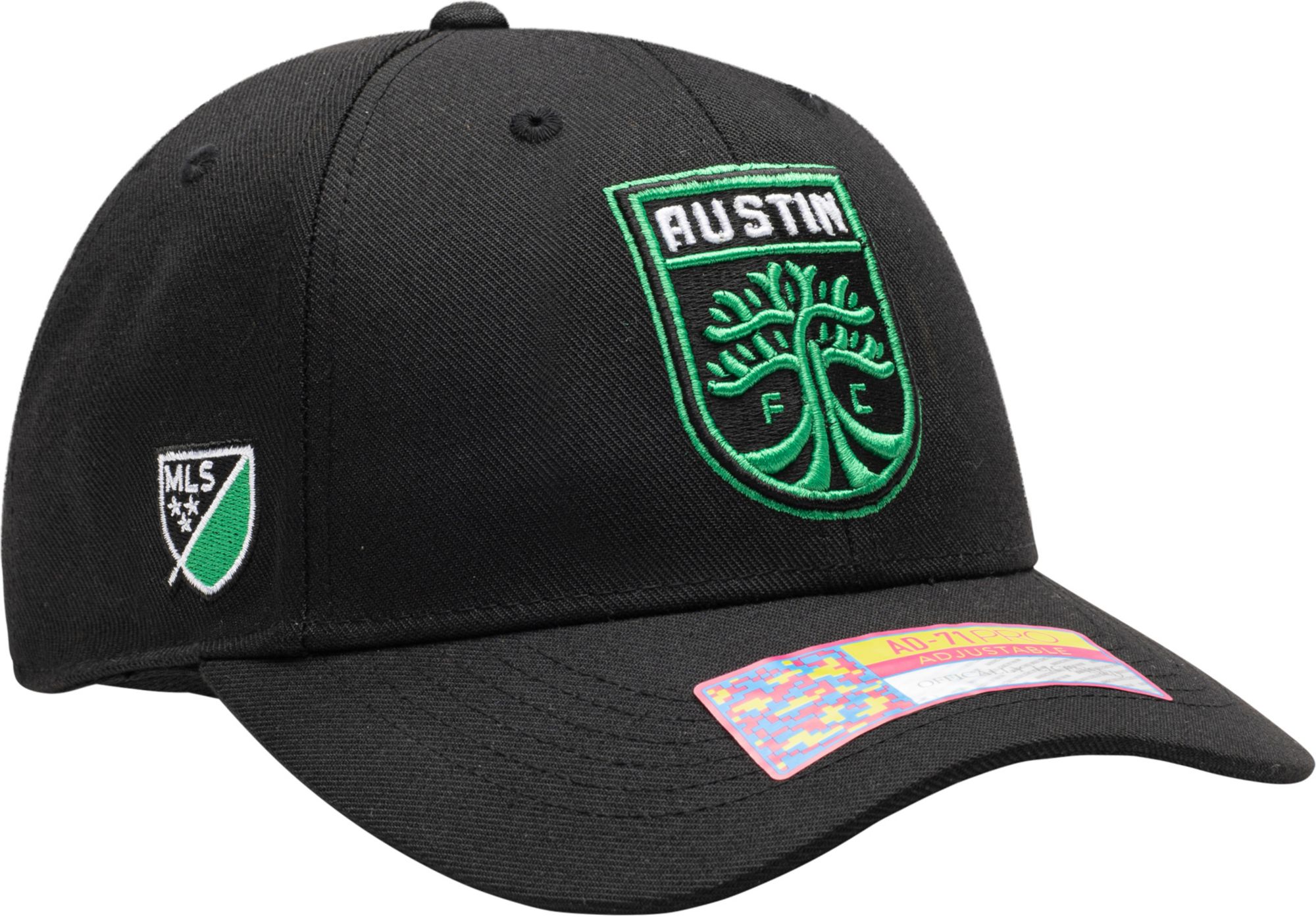 Fan Ink Adult Austin FC Standard Black Adjustable Hat