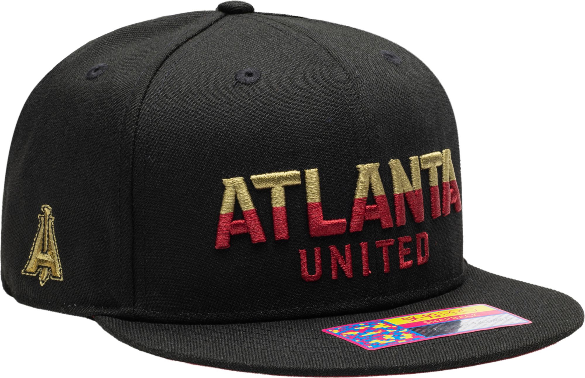 Fan Ink Adult Atlanta United Loyalty Black Snapback Adjustable Hat