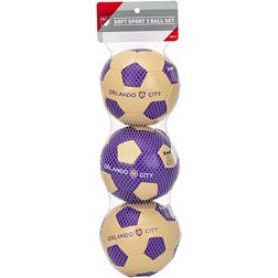 Franklin Orlando City Soft Soccer Ball 3-Pack
