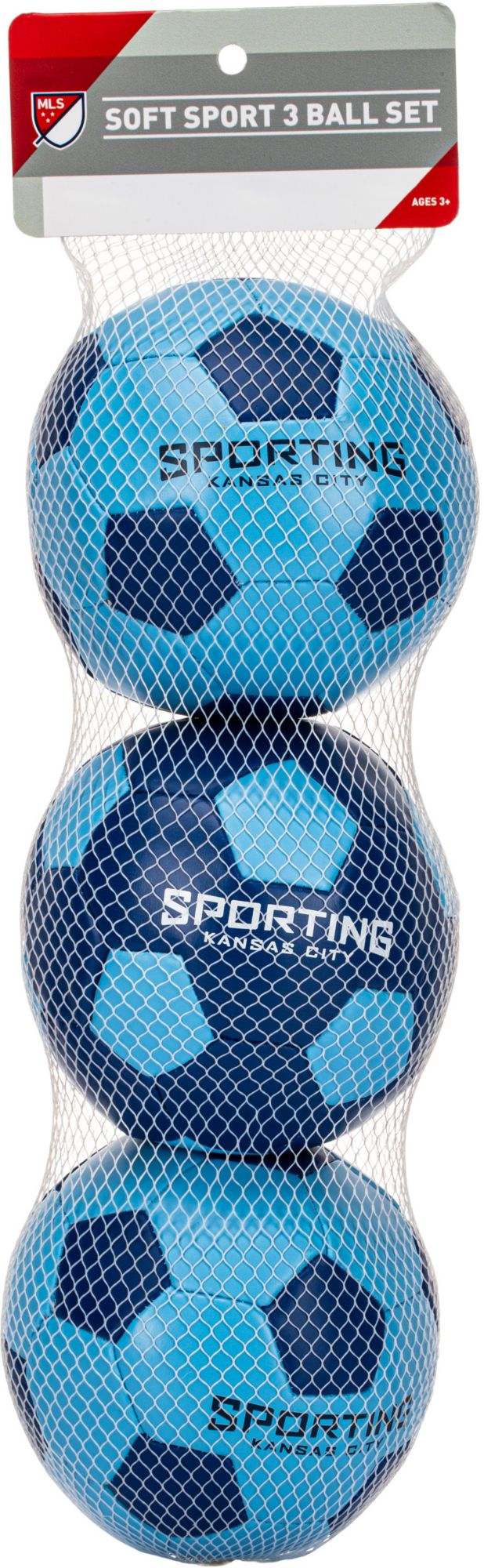 Franklin Sporting Kansas City Soft Soccer Ball 3-Pack