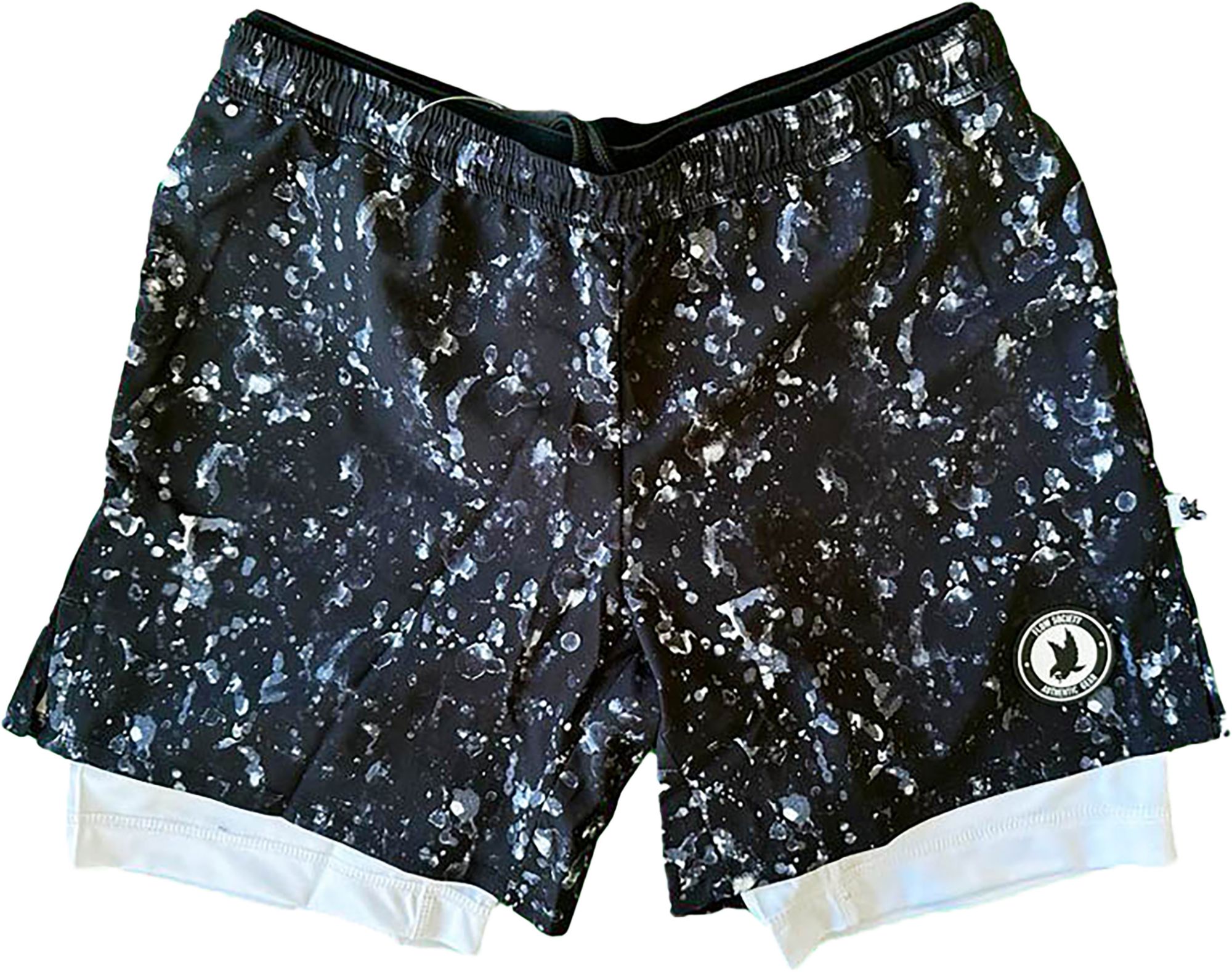 Black Multi/White