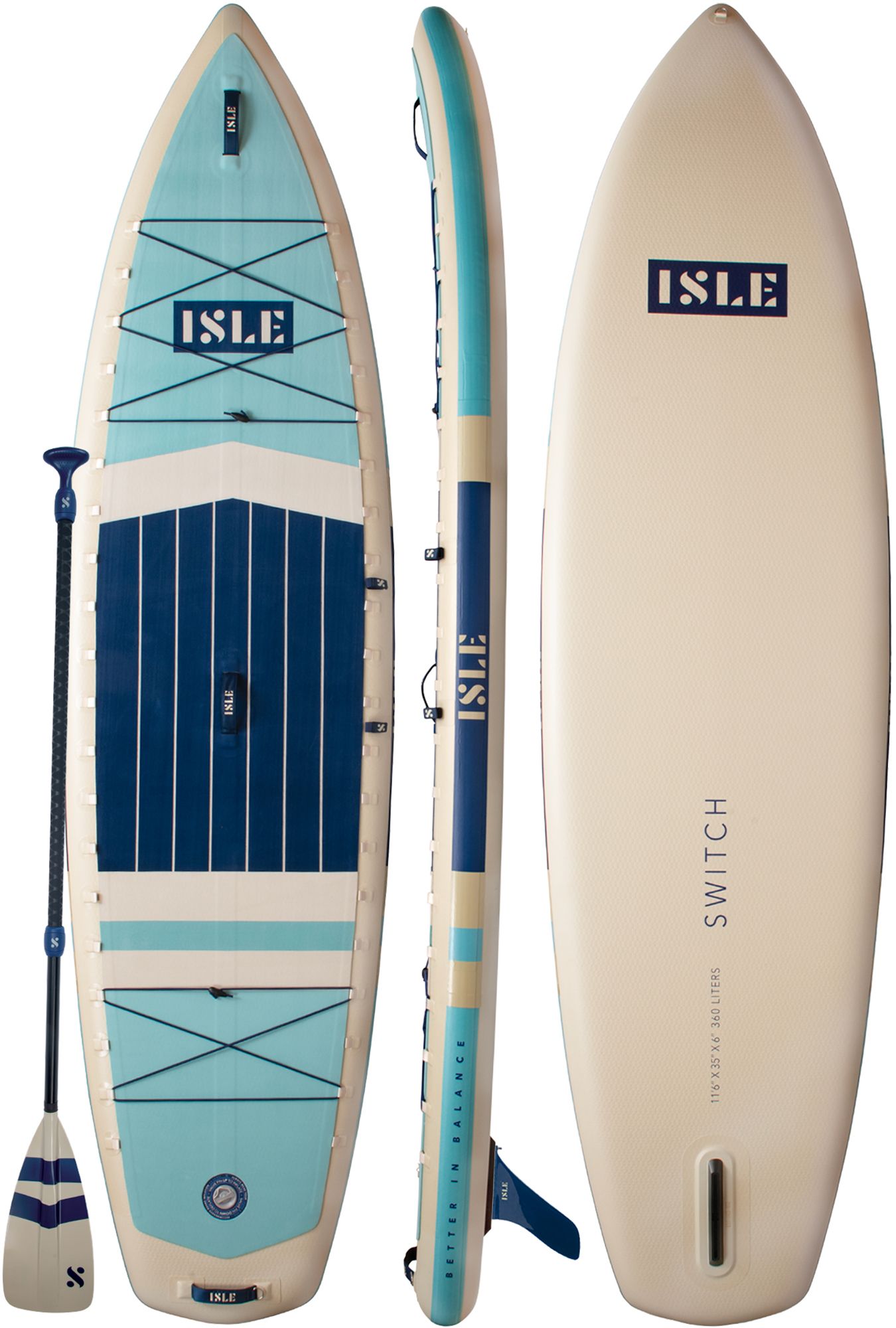 ISLE Switch 3 Inflatable SUP-Kayak Bundle