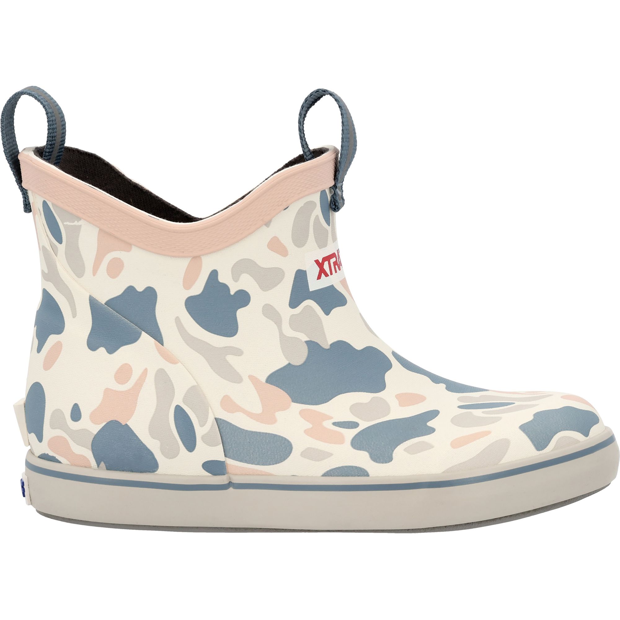 Xtratuf Kids' Ankle Deck Boots, in Ivory Duck Camo, Size 7 | by West Marine