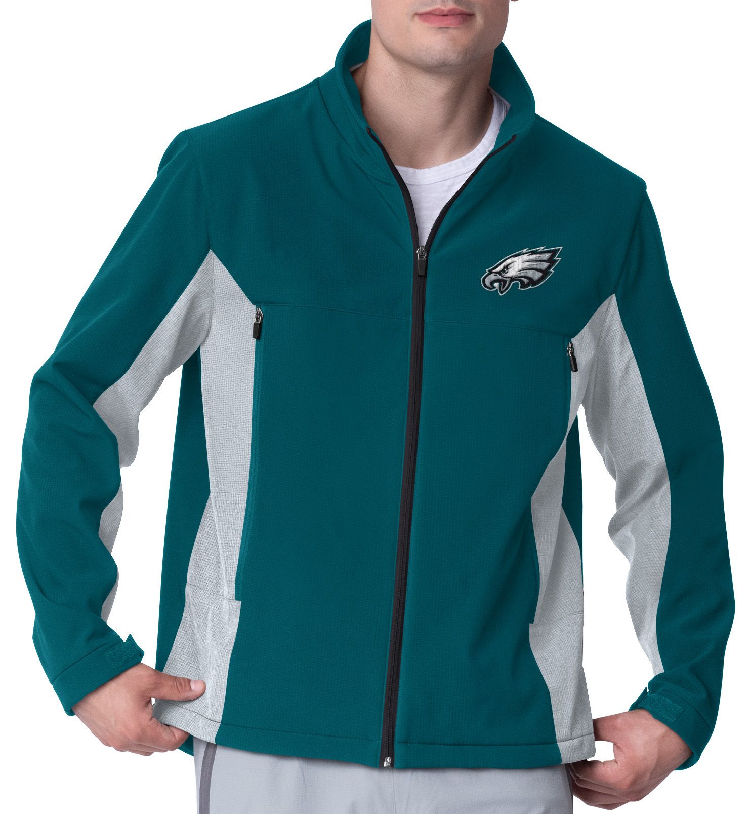 G-III Men's Philadelphia Eagles Softshell Green Jacket