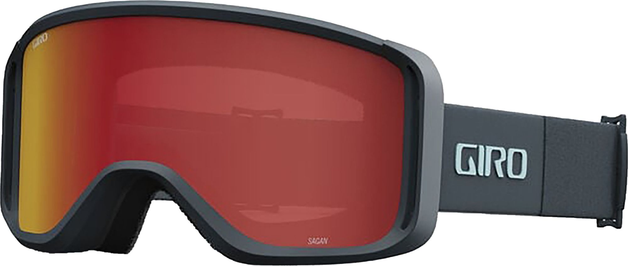 Dark Shark Strap / Amber Scarlet Lens