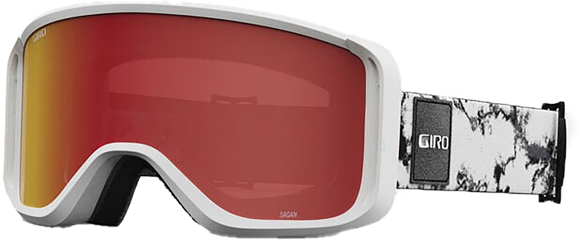 White/Dark Matter Strap / Amber Scarlet Lens