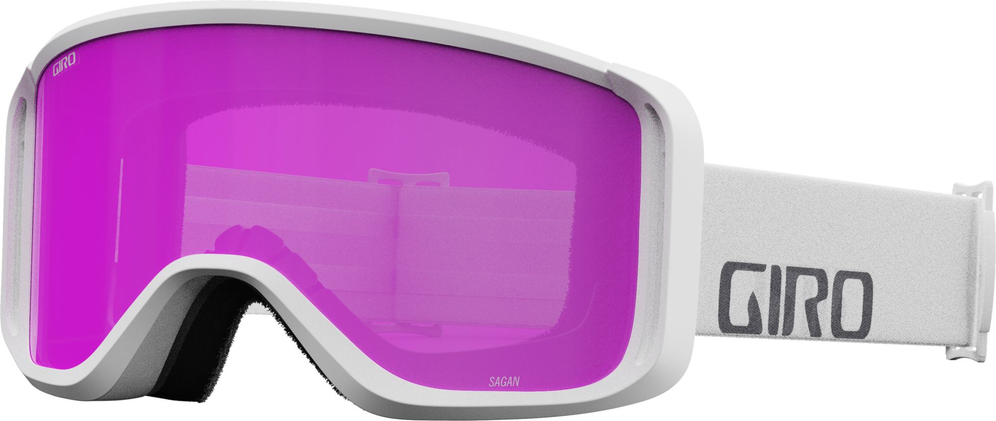 White Strap / Amber Pink Lens