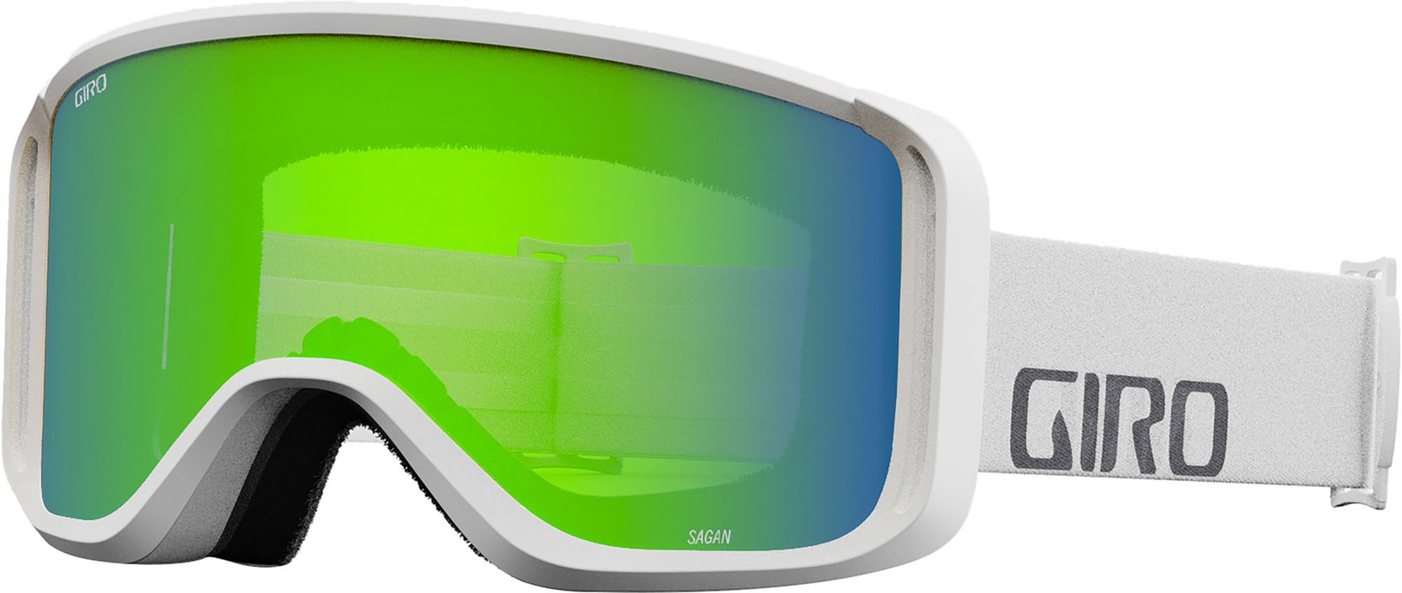 White Strap / Loden Green Lens