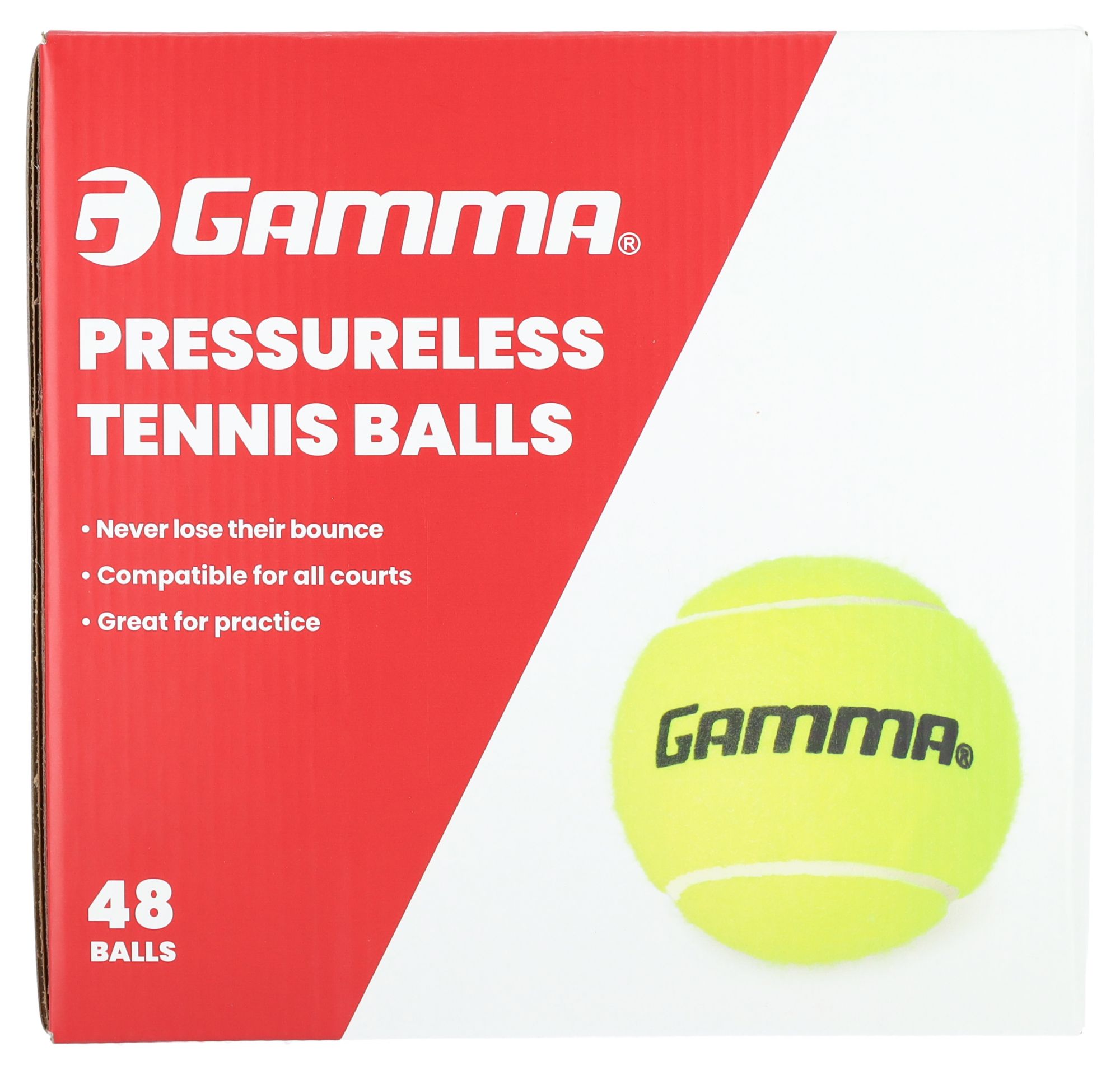 Gamma Pressureless Tennis Ball - 48 Box