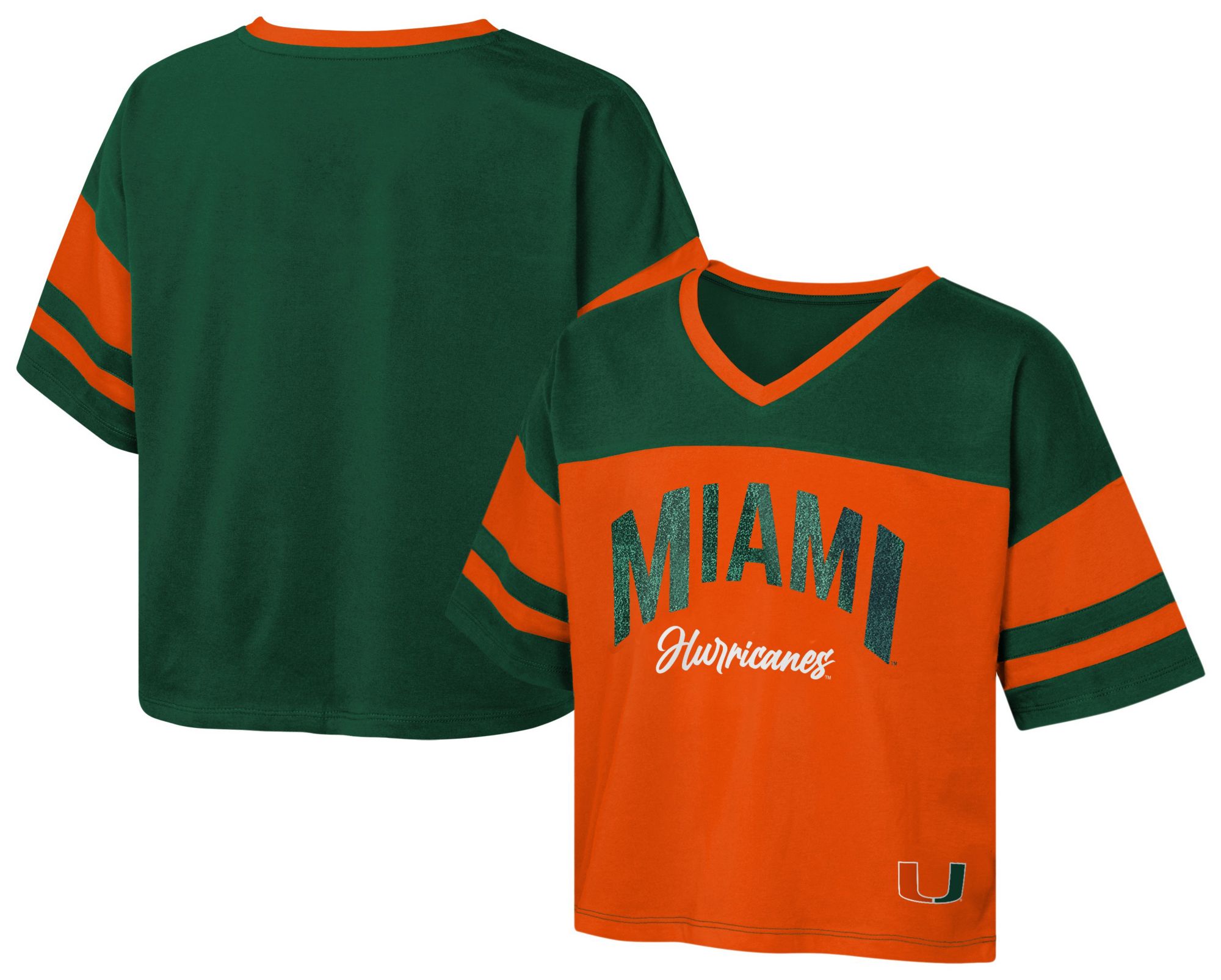 Gen2 Girls' Miami Hurricanes Hunter Jersey T-Shirt