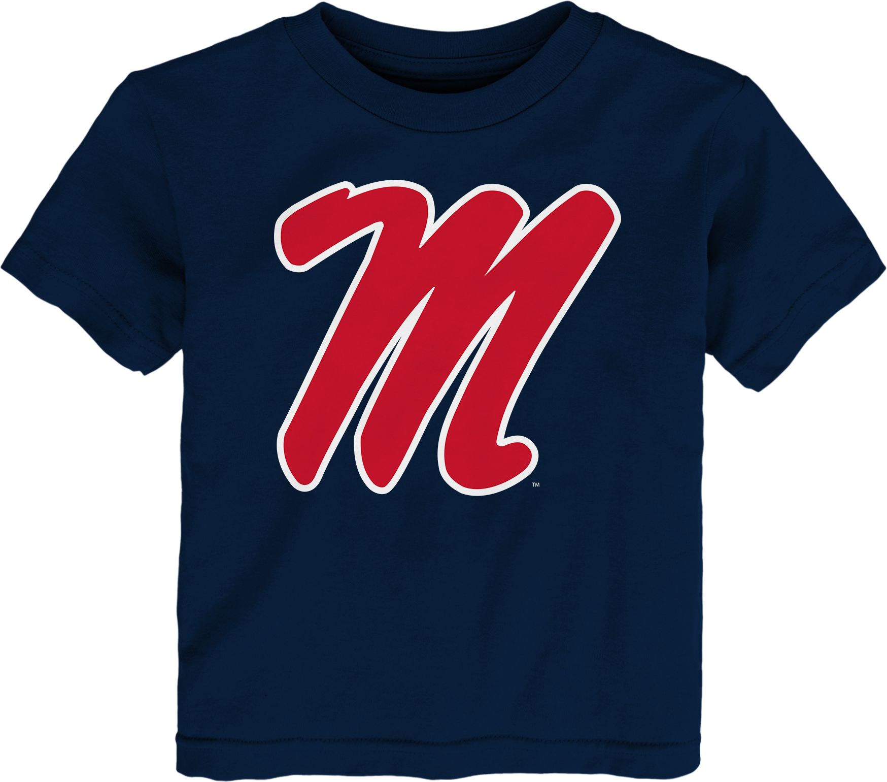 Gen2 Toddler Ole Miss Rebels Navy Mascot T-Shirt