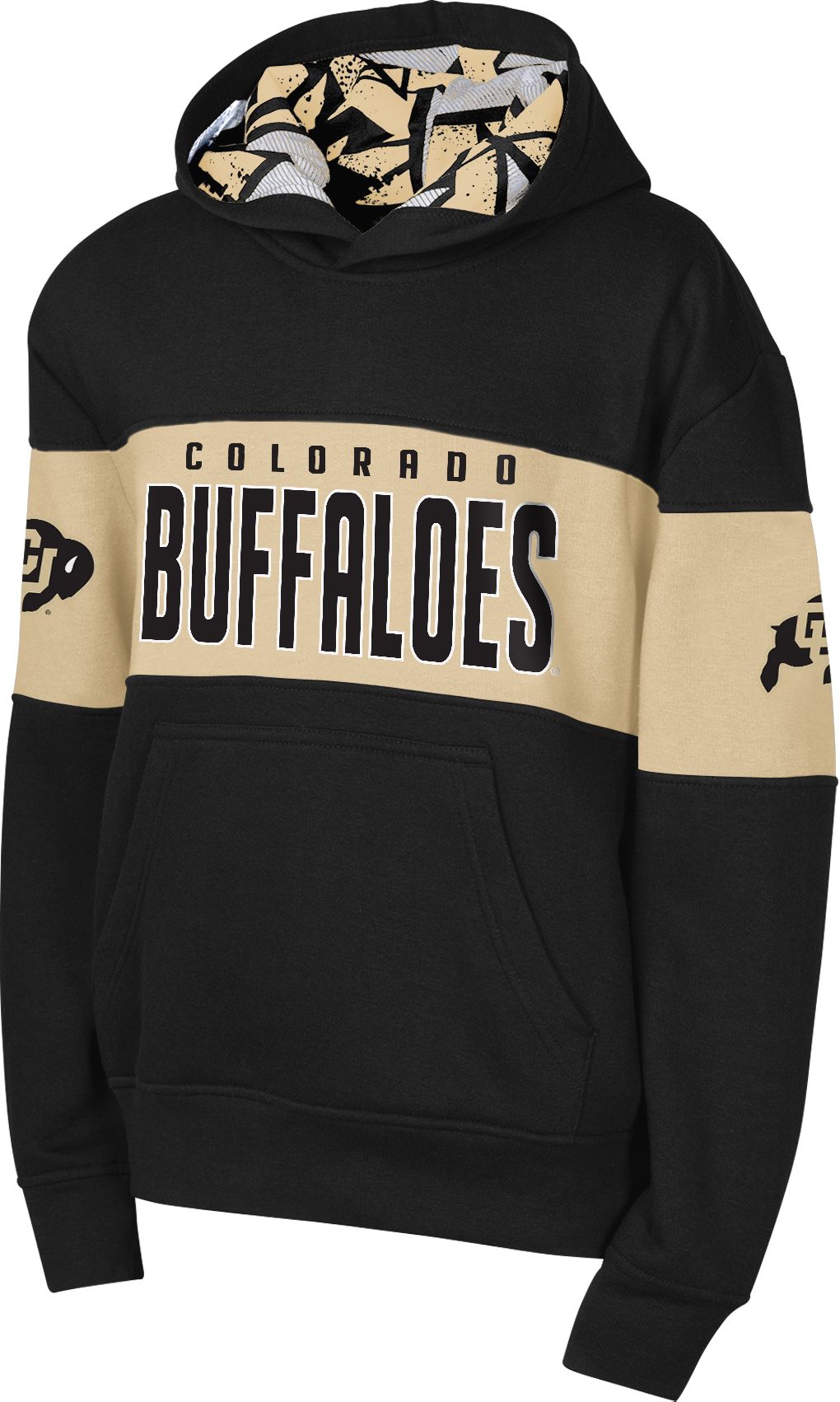 Gen2 Youth Colorado Buffaloes Black Red Zone Pullover Hoodie