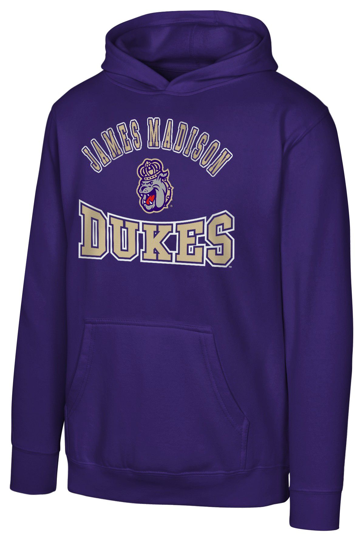 Gen2 Youth James Madison Dukes Purple Hoodie