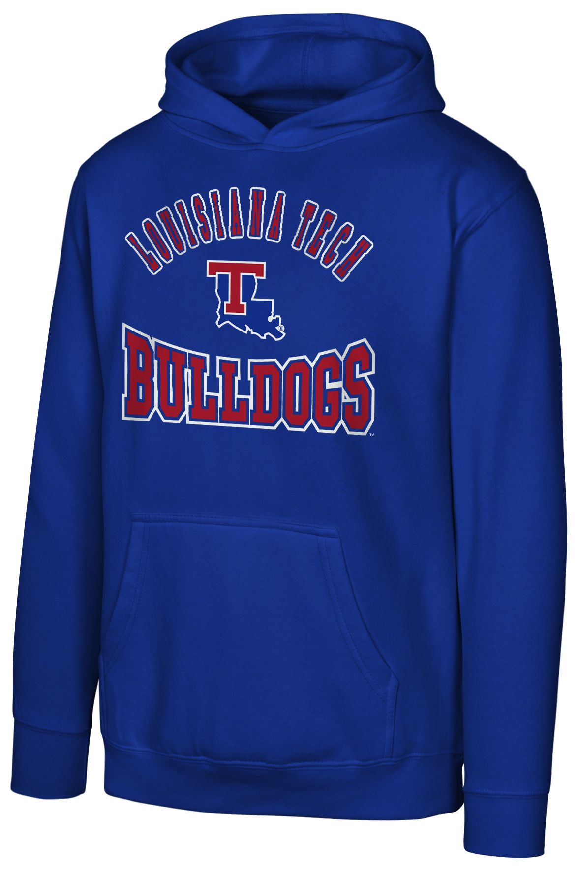 Gen2 Youth Louisiana Tech Bulldogs Rush Blue Hometown Pullover Hoodie