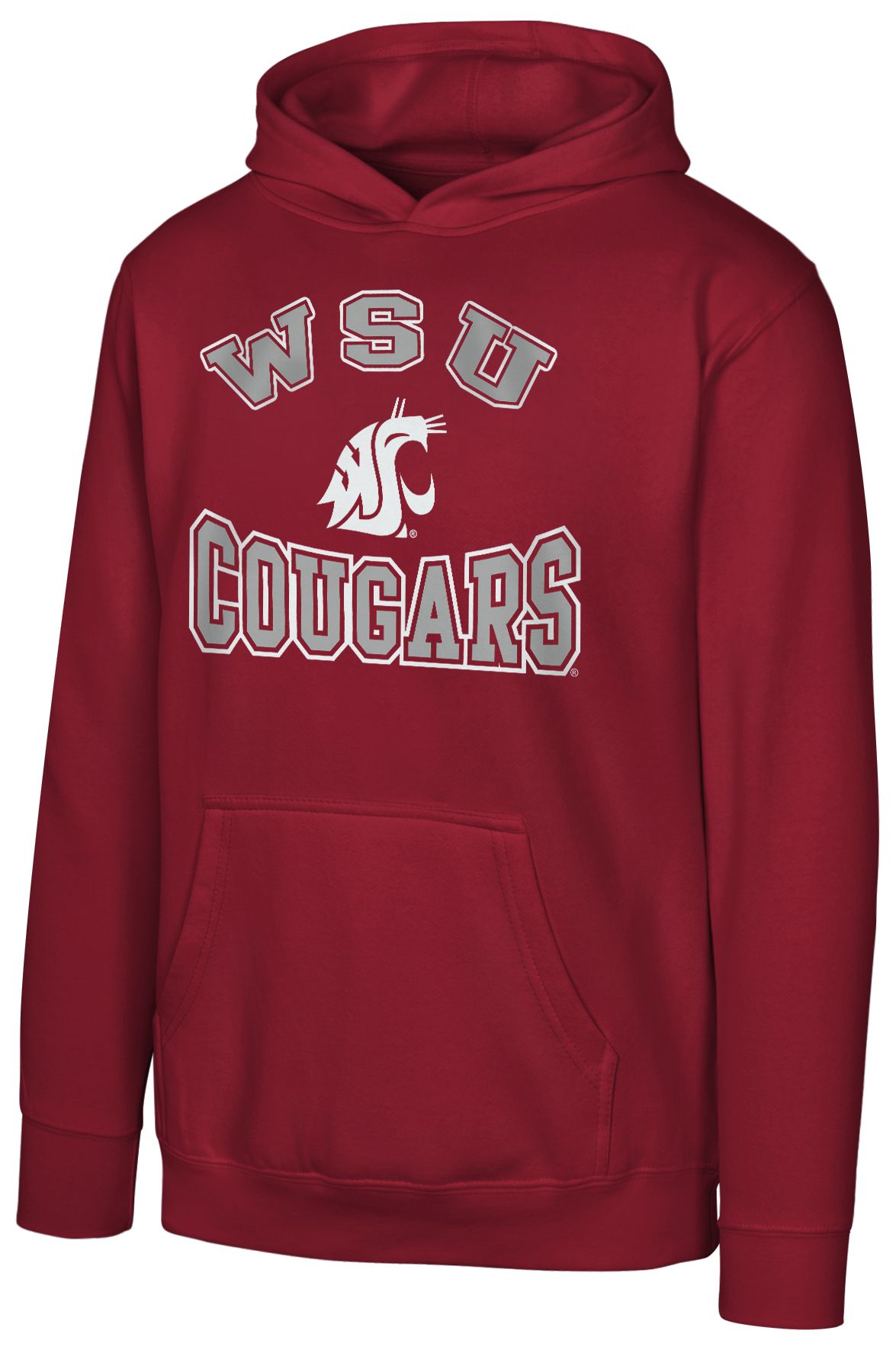 Gen2 Youth Washington State Cougars Crimson Hometowm Pullover Hoodie