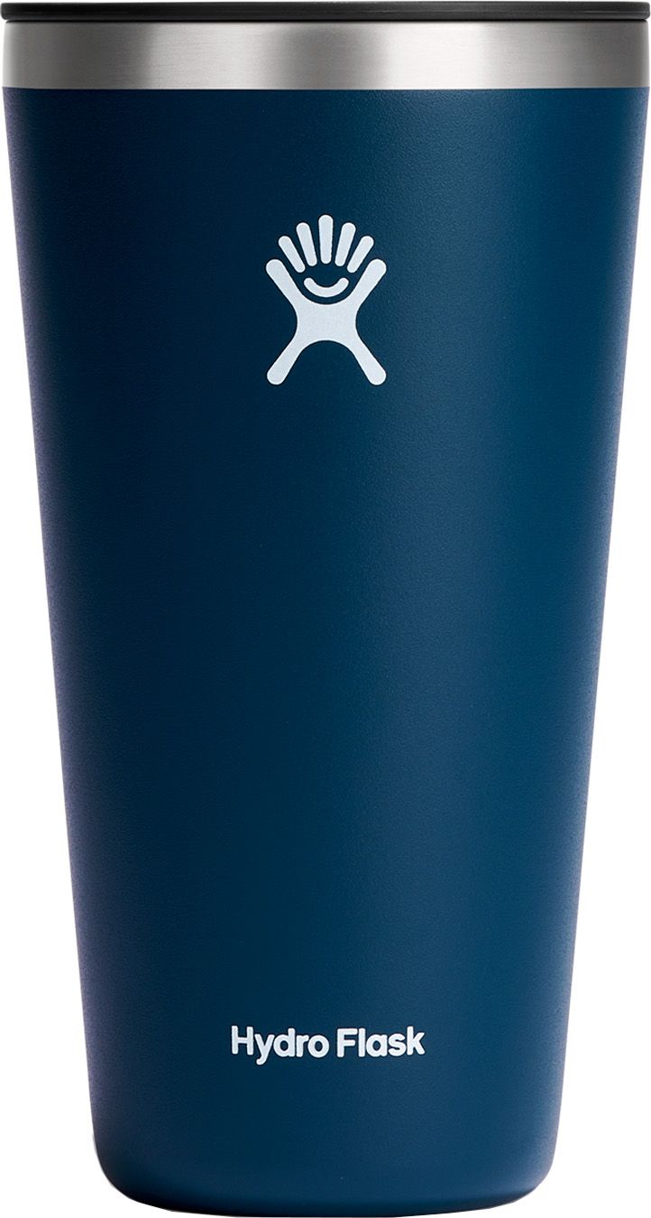 Photos - Kitchen Container Hydro Flask 28 oz. All Around Tumbler with Press-In Lid, Indigo 24HFLU28ZL 