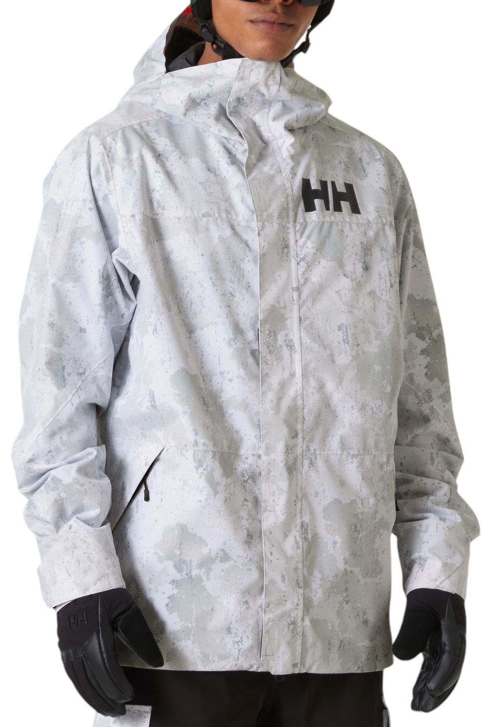 Grey Fog Snow Camo Aop