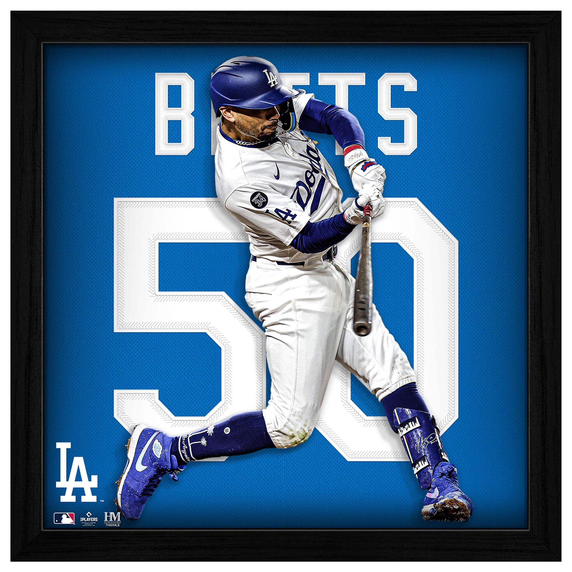 Highland Mint Los Angeles Dodgers Impact Jersey Frame