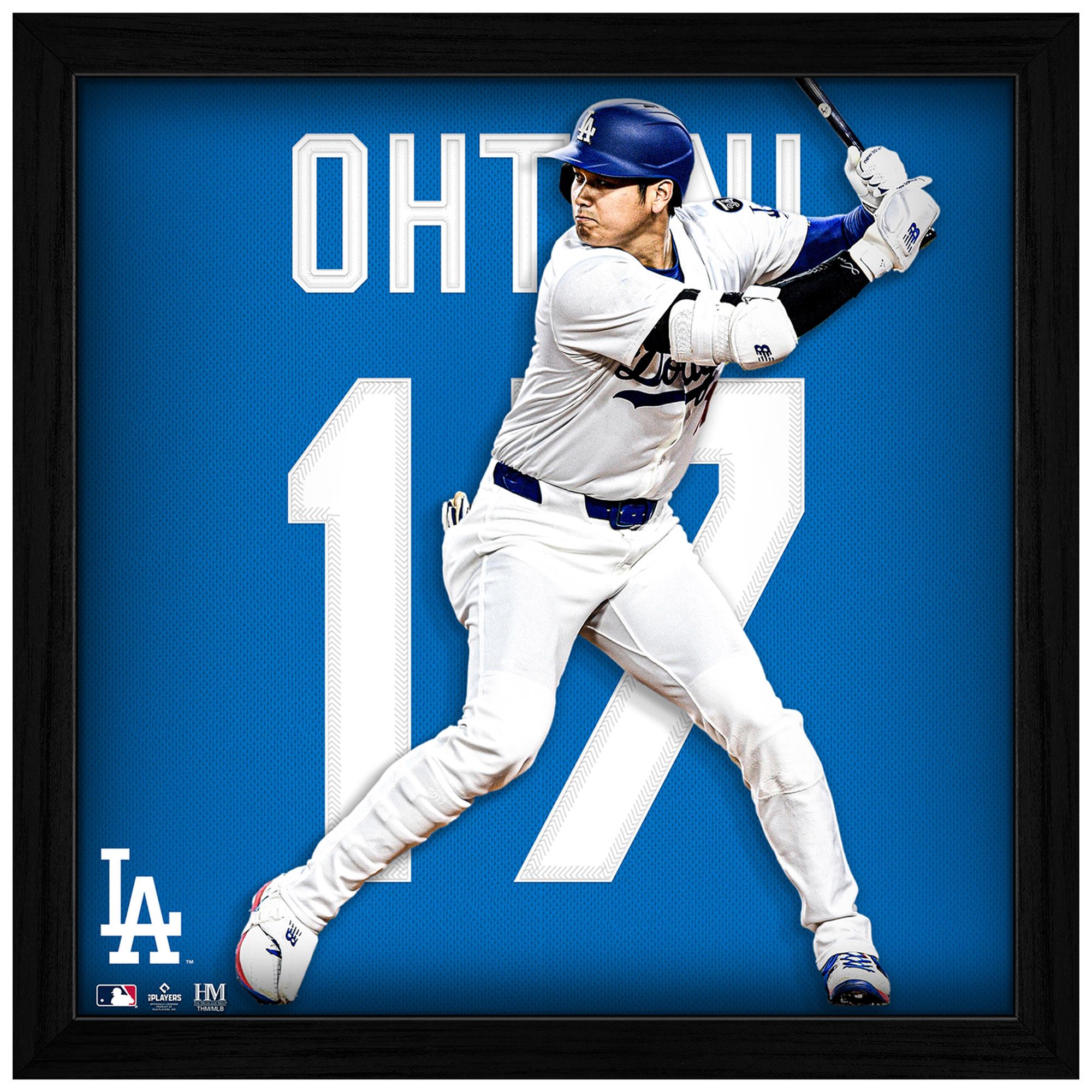 Highland Mint Los Angeles Dodgers Impact Jersey Frame