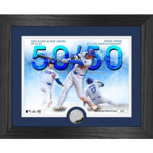 SHOHEI OHTANI Los Angeles Dodgers 記念コイン Shohei Ohtani Los Angeles Dodgers Silver Plated Mint Photo