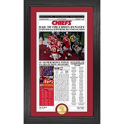 Highland Mint Super Bowl LVIII Champions Kansas City Chiefs Front Page Cover Bronze Coin Photo Mint