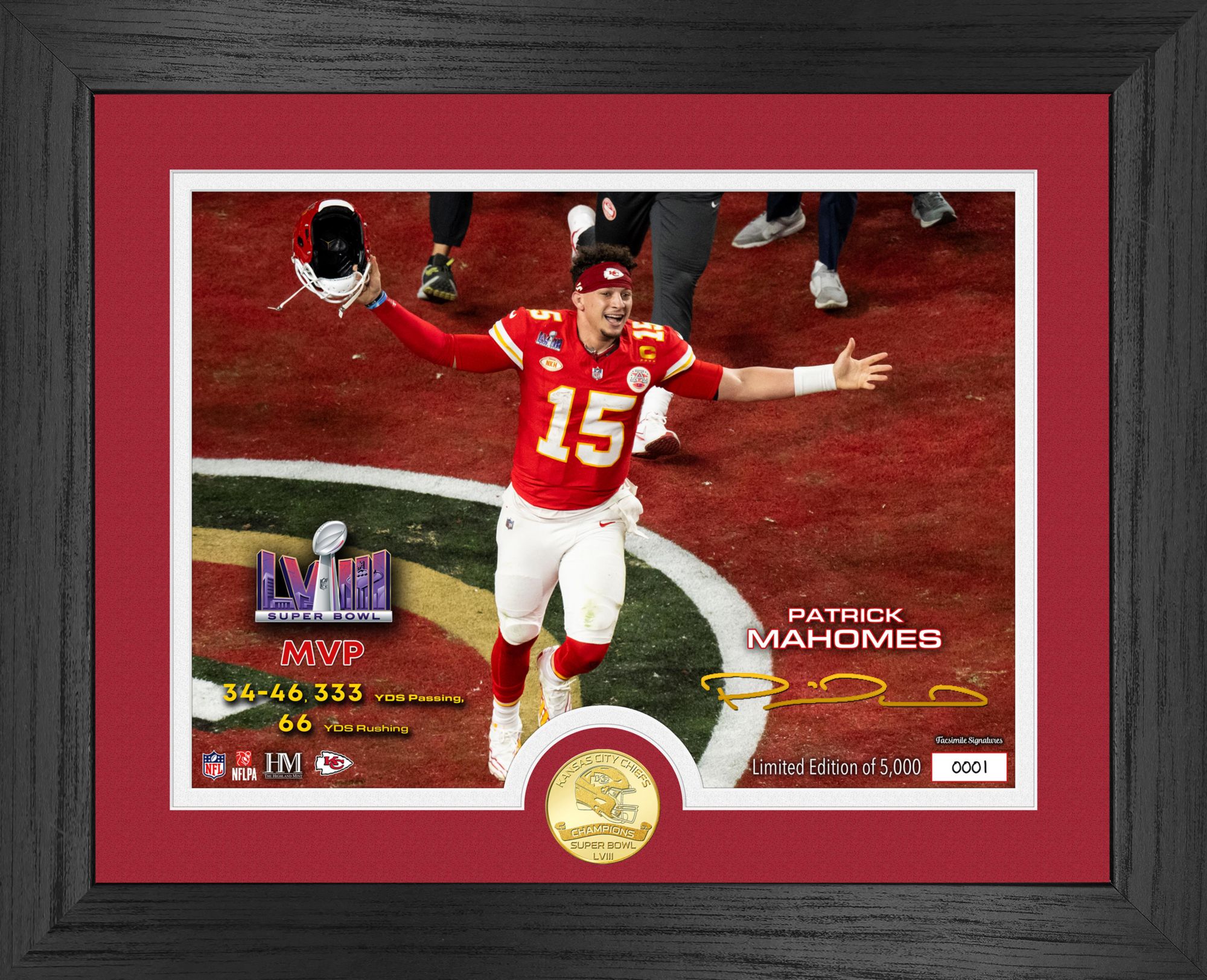 Open Road Kansas City Chiefs Travis Kelce 13'' x 20'' Canvas