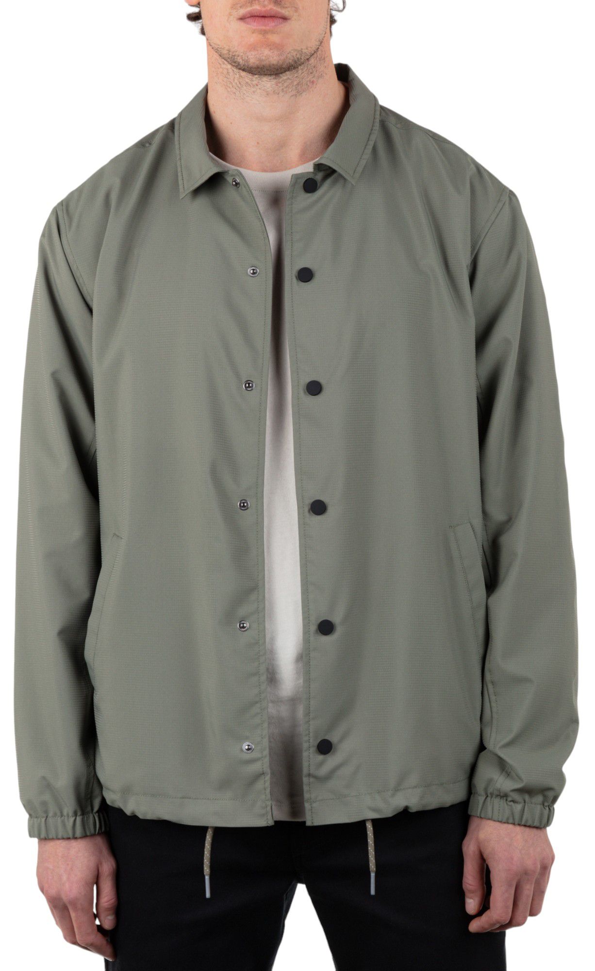 Hurley Coaches Men's Mesh Lined Lightweight Windbreaker Jacket Coat